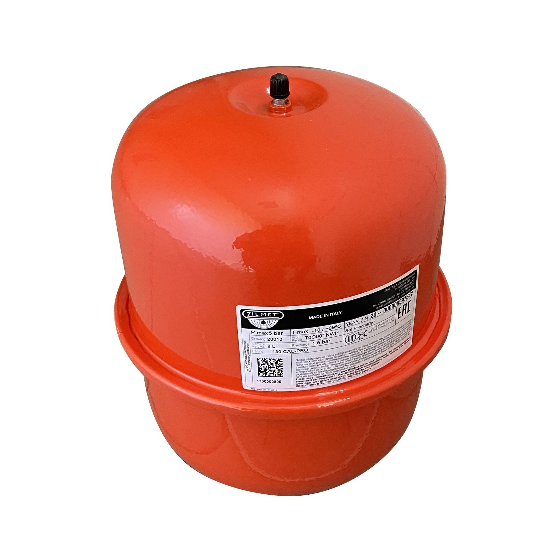 Бак Zilmet cal-pro для систем опалення    8л. 5bar ( 1300000800 ) в інтернет-магазині Yago