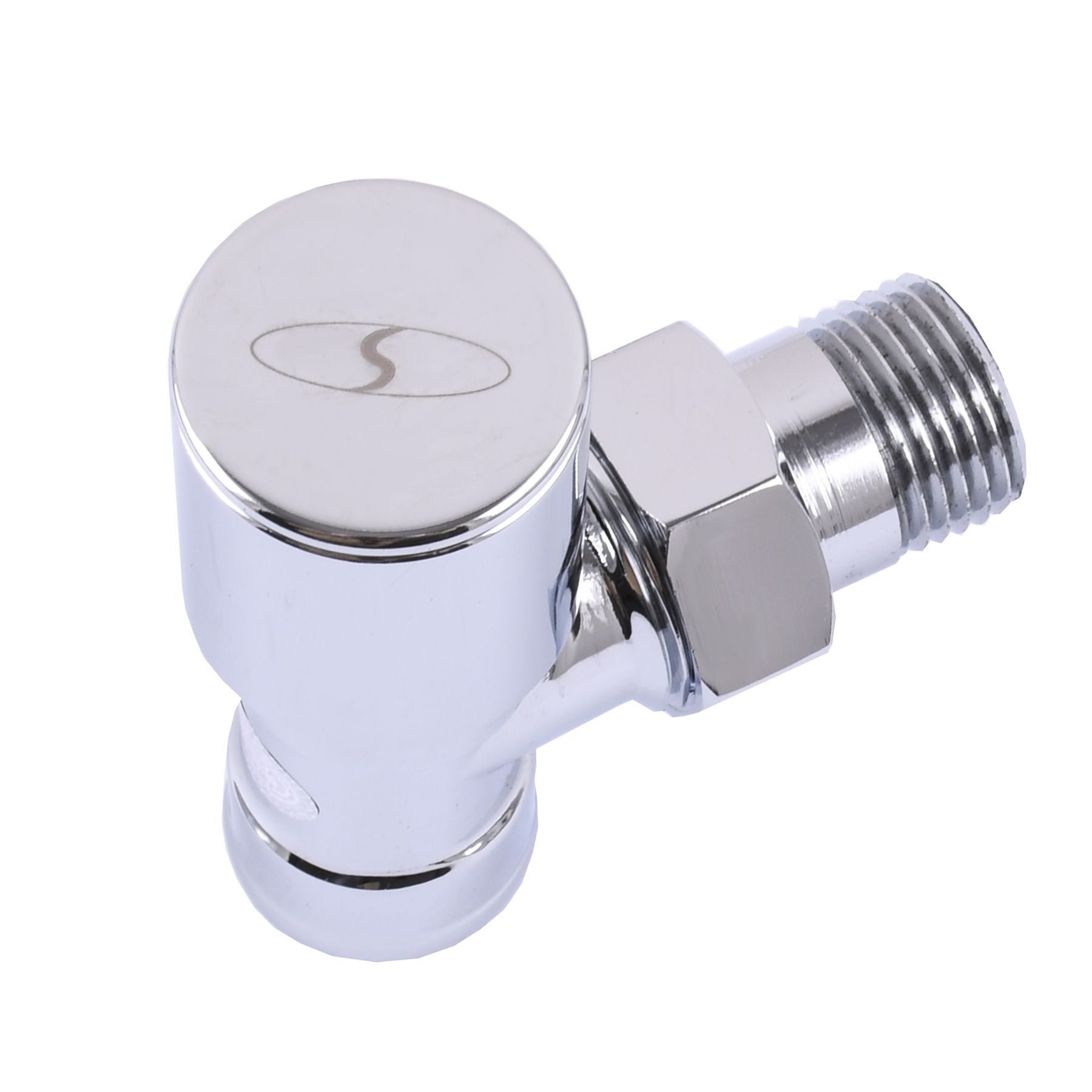 Кран вентильний кутовий з американкою SOLOMON 1/2″ CHROM 1845 в інтернет-магазині Yago