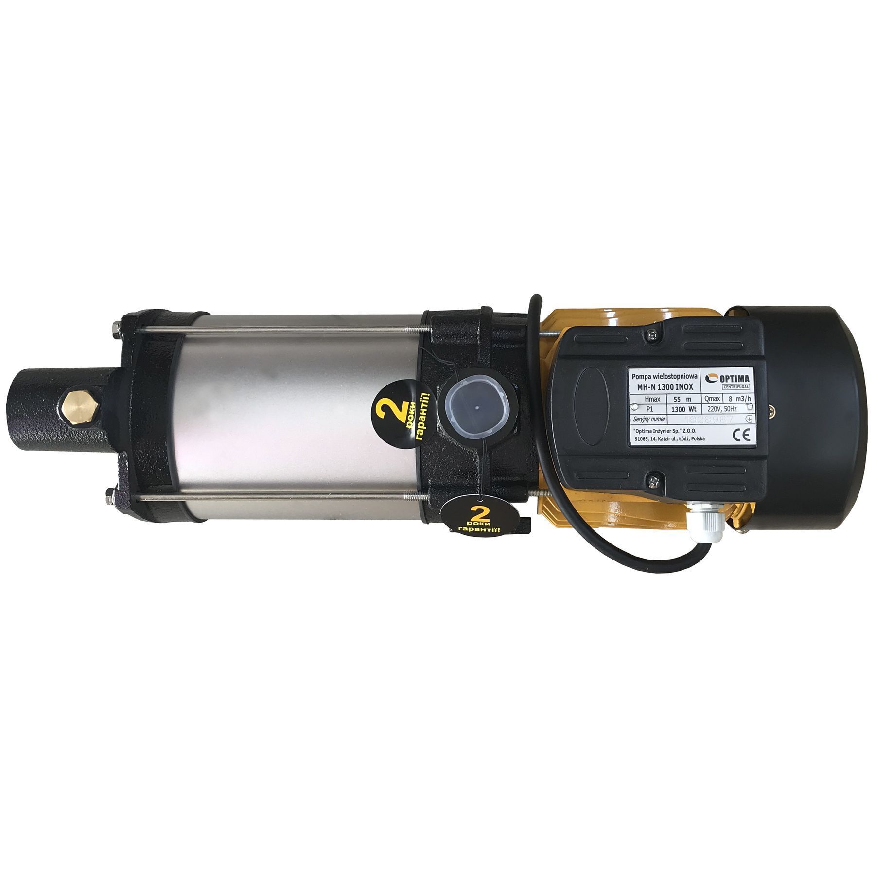 Насос відцентровий багатоступінчастий Optima MH-N 1300INOX 1,3кВт нерж, колеса в інтернет-магазині Yago