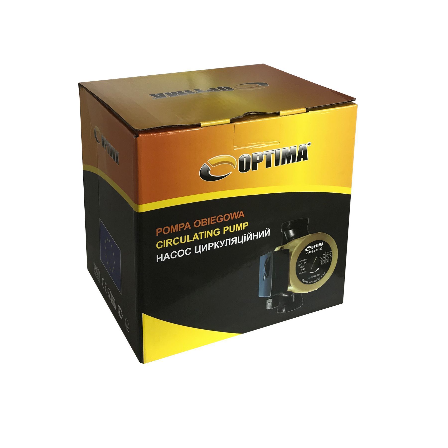 Насос циркуляційний Optima OP25-80 180мм + гайки, + кабель з вилкою в інтернет-магазині Yago