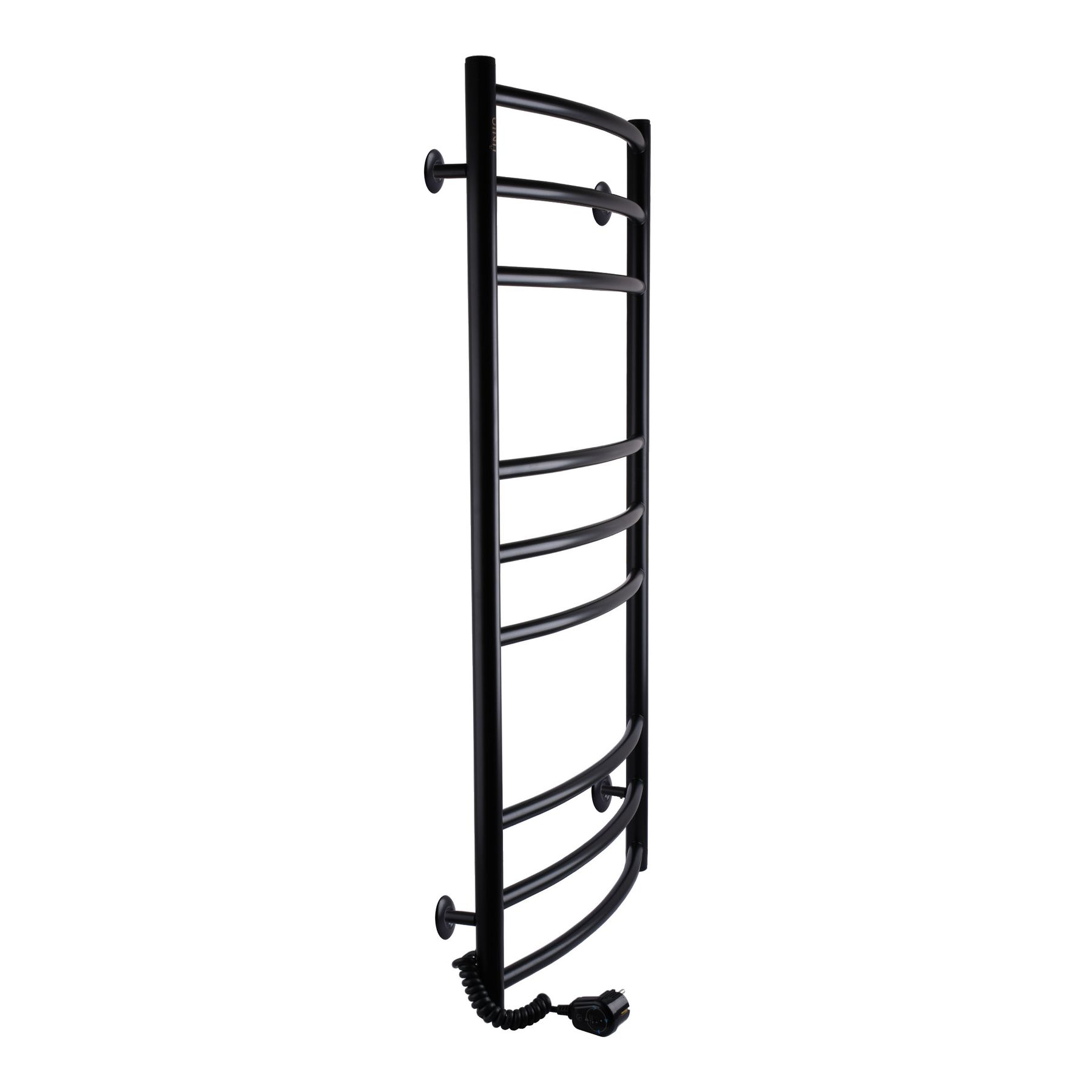 Рушникосушарка UNIO LDE EL 1000-500-9 BLK Драбинка Дуга Еліт електро чорна в інтернет-магазині Yago