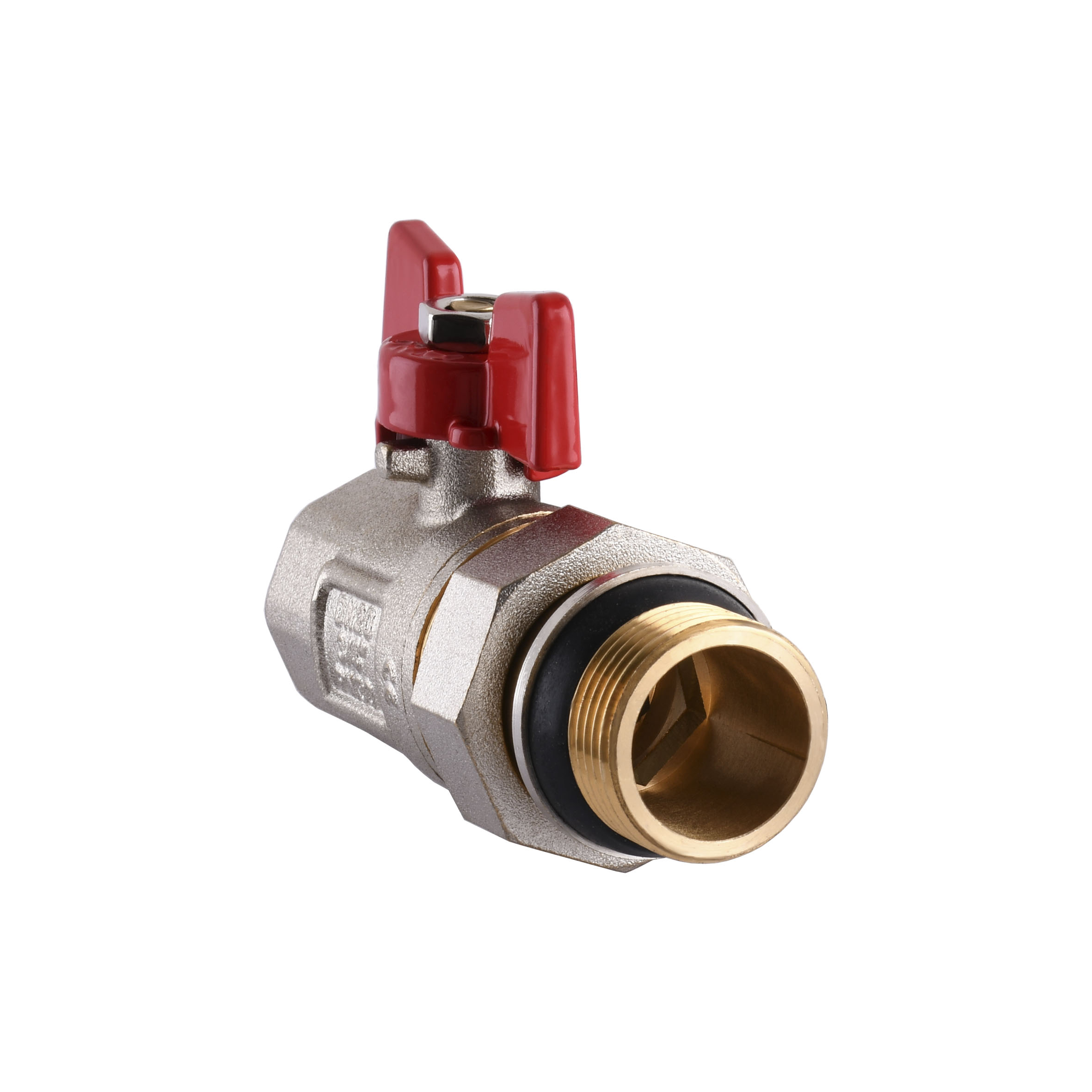 Кран кульовий прямий з американкою WATERVALVE Q003  NV-V343 3/4″ ЗB в інтернет-магазині Yago