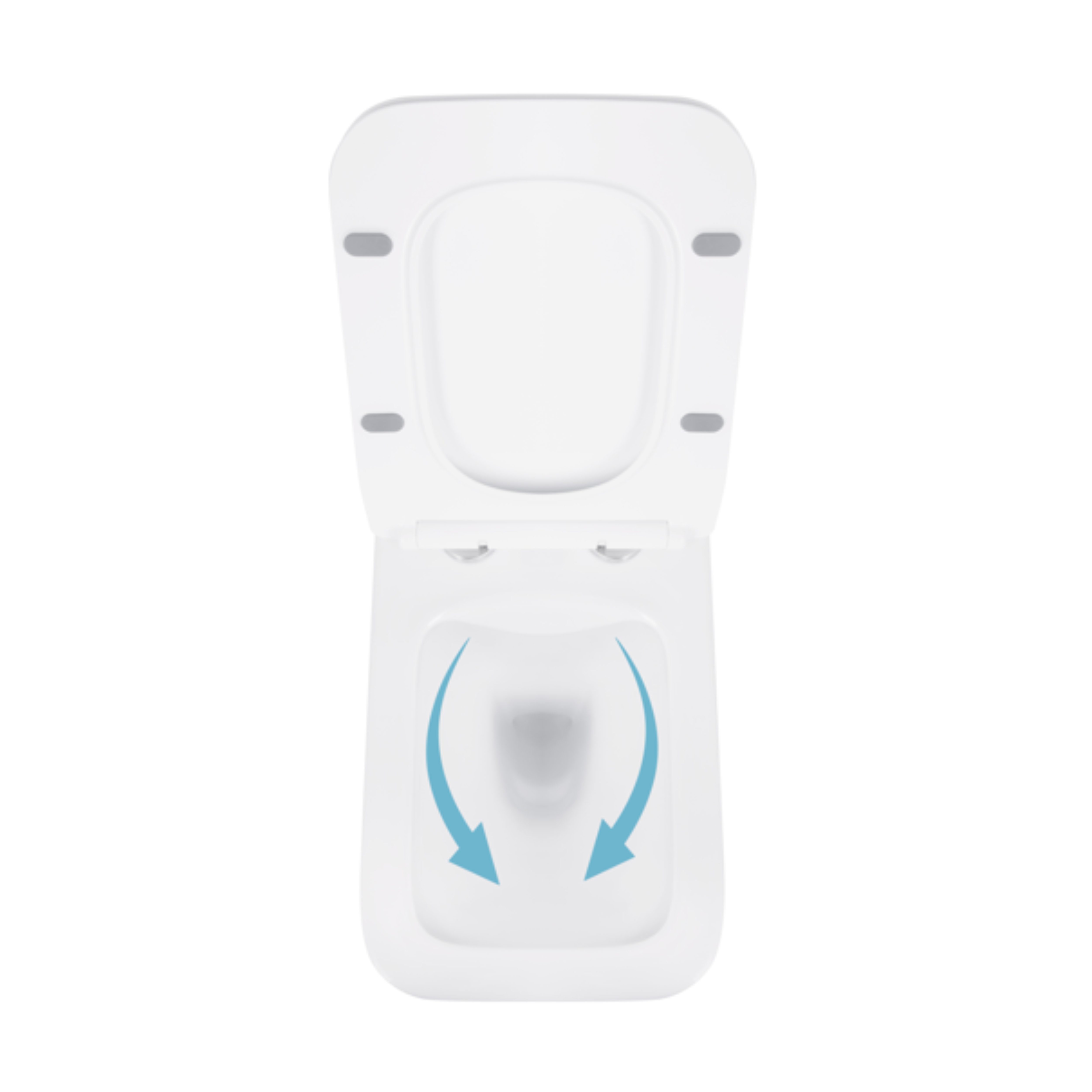 Унітаз підвісний Qtap Crow безобідковий з сідінням Soft-close QT05335170W