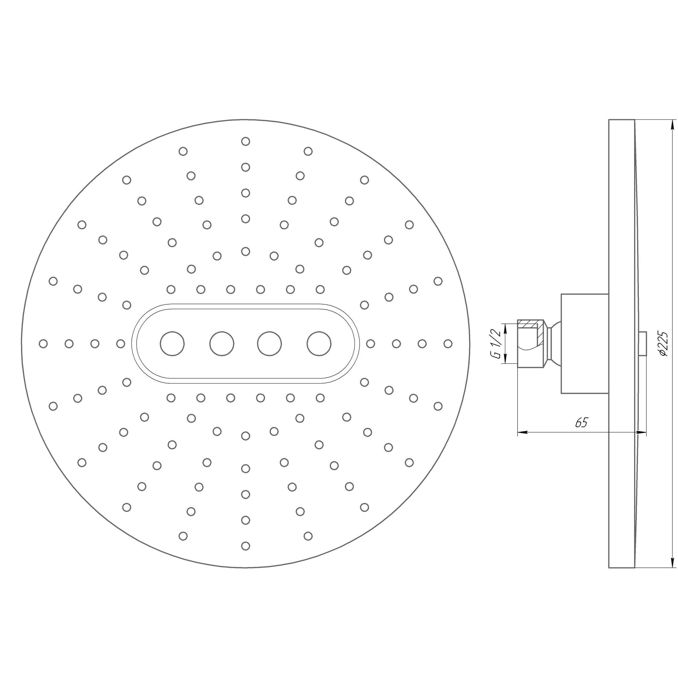 Душова лійка Globus Lux SD07A