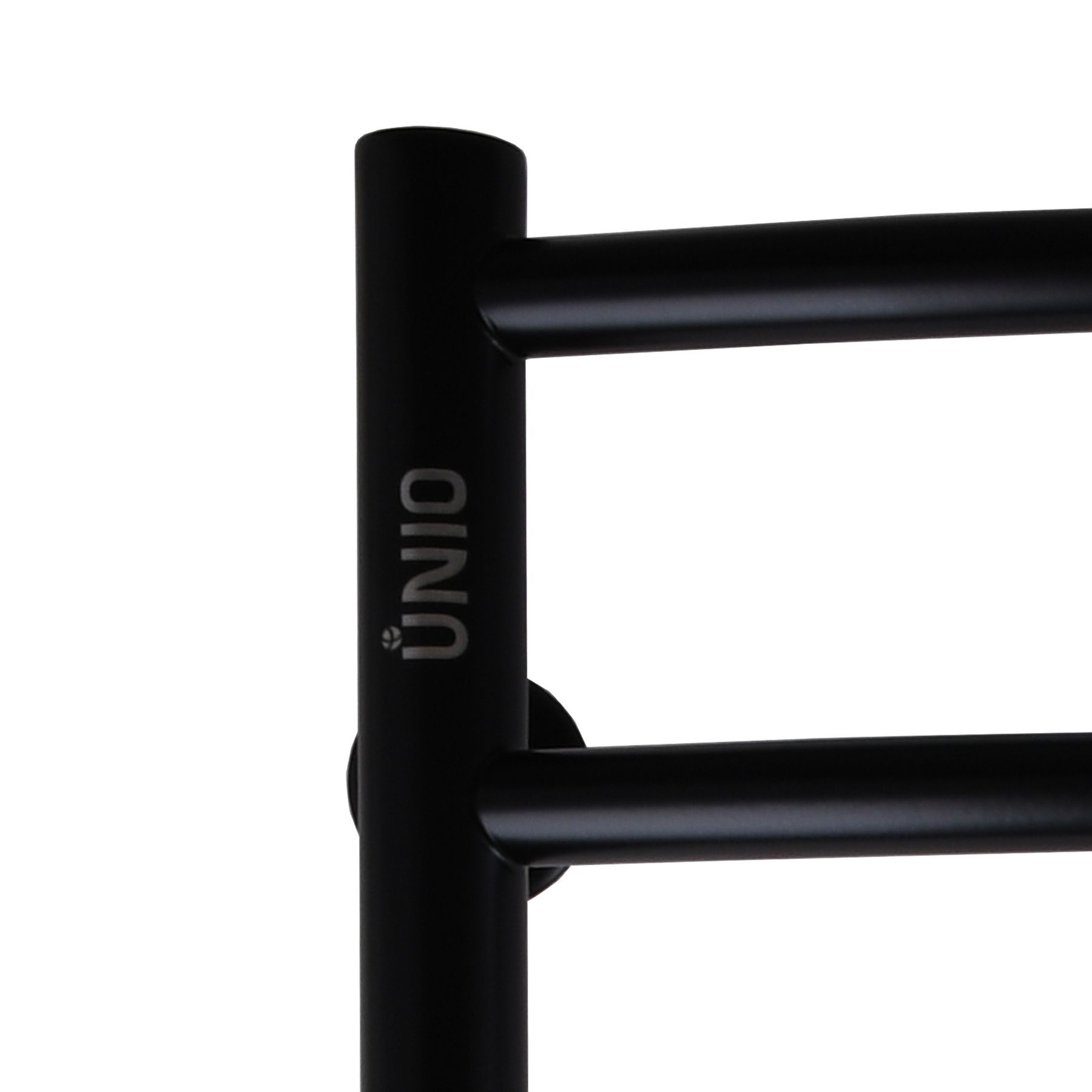 Рушникосушарка UNIO LDE W 1000-500-9 BLK Драбинка Дуга Еліт вода чорна в інтернет-магазині Yago