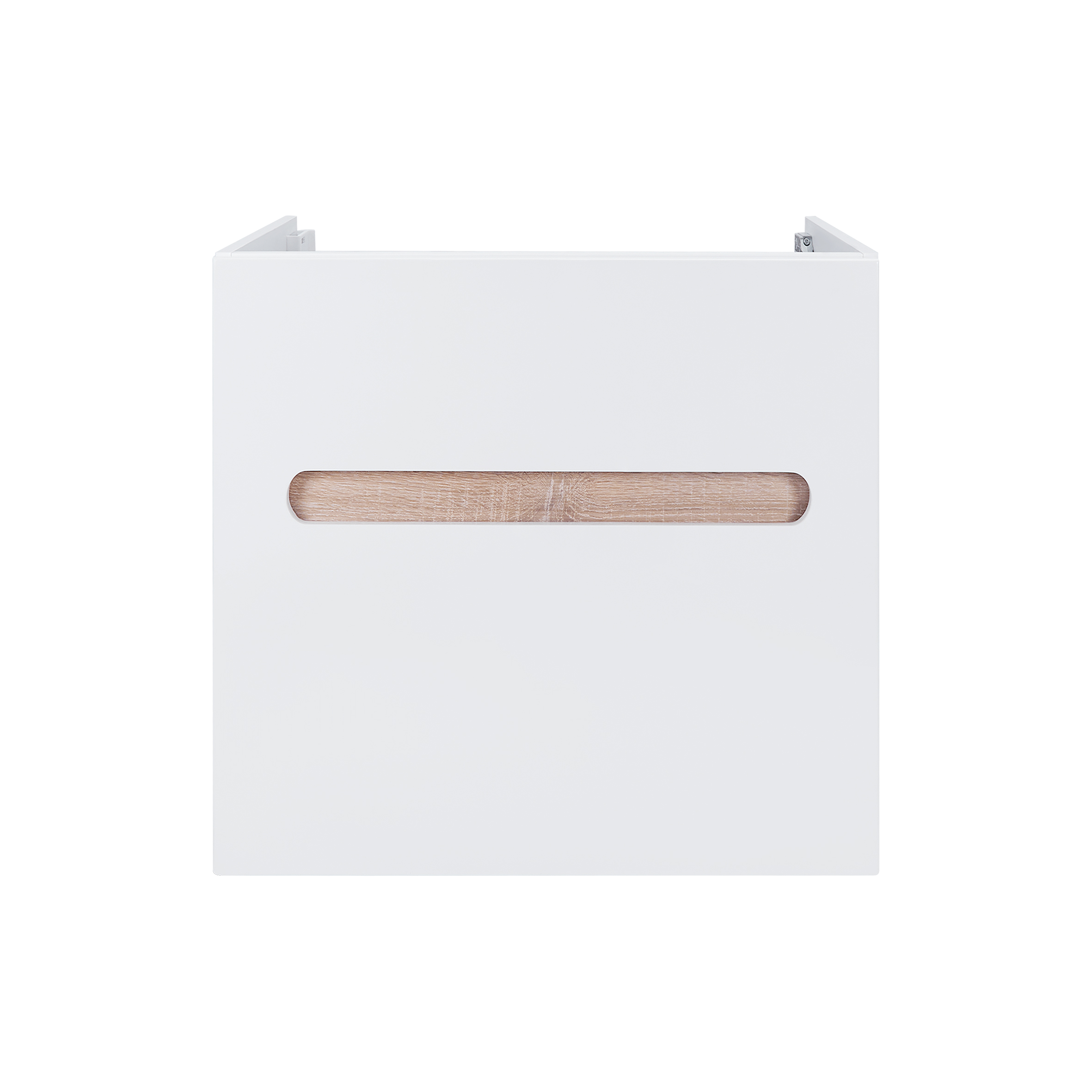 Тумба підвісна Qtap Virgo 600х580х437 White/Whitish oak QT1874TPА601W