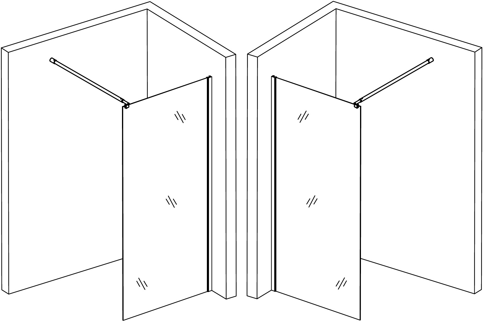 Душова перегородка BRAVO LEGA 120BТ (1уп.)
