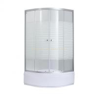 Lidz 4мм скляні двері з малюнком Linie WIEŻA SC90x90.MID.L