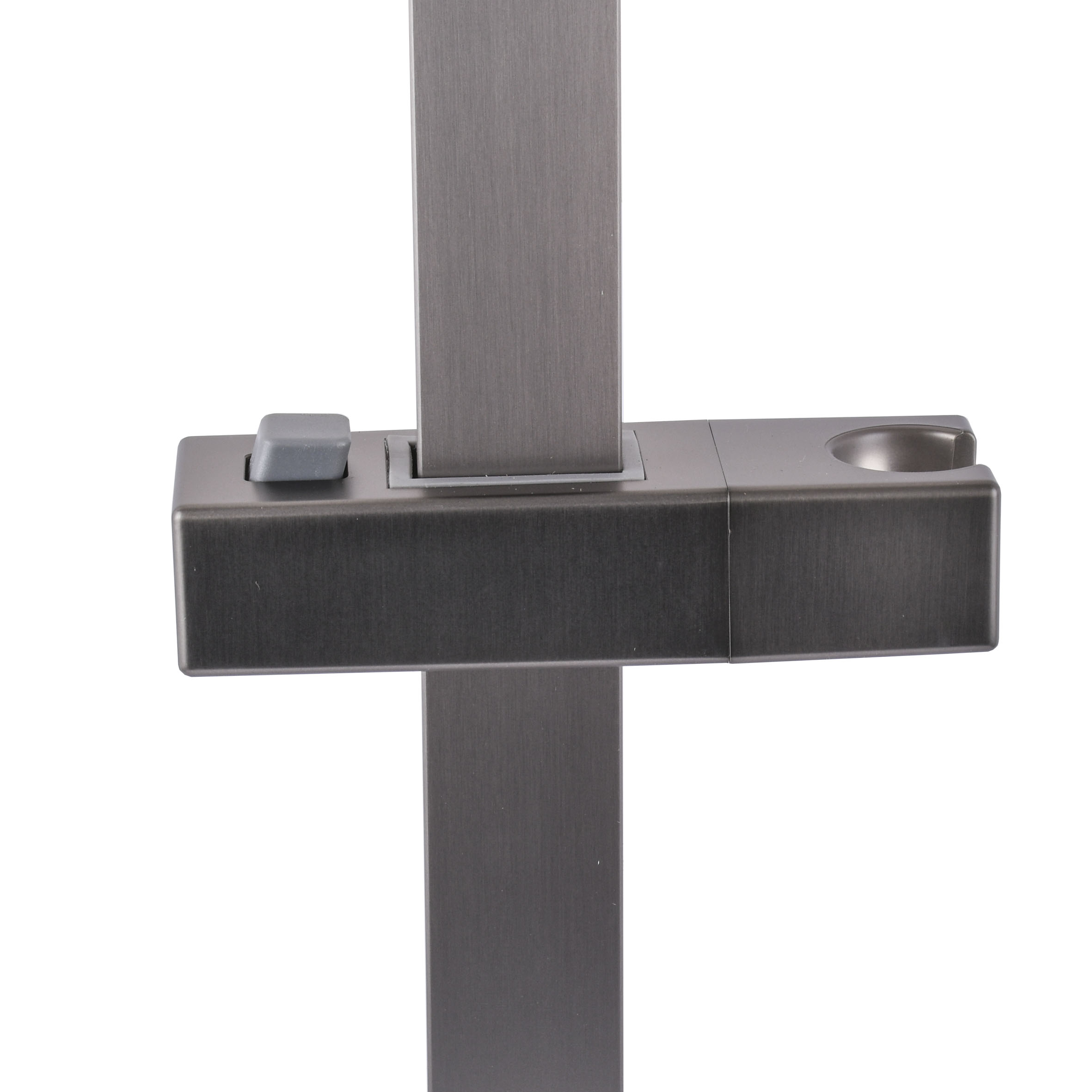 Душова стійка GLOBVS-1108-GP -Квадрат,ГРАФІТ.,із нерж. сталі SUS304, L-650мм, в коробці