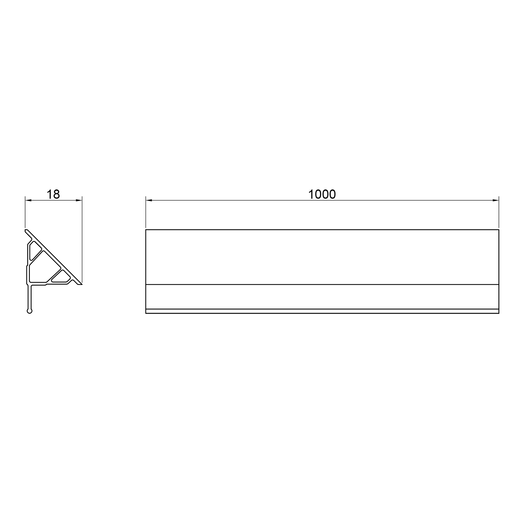 Декоративна планка для піддона та ванни Qtap Water cover WHI60101802