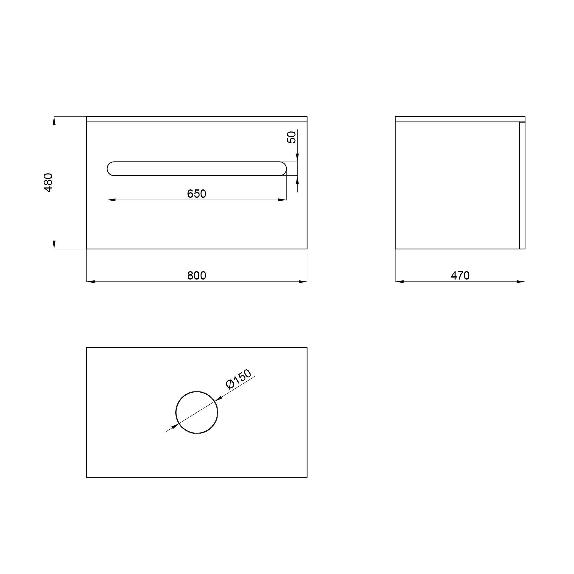 Тумба підвісна Qtap Virgo 800х476х469 White/Whitish oak зі стільницею QT1879TPА801WWO