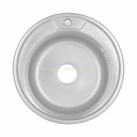 Кухонна мийка Lidz 510-D 0,8 мм Micro Decor (LIDZ510DEC)