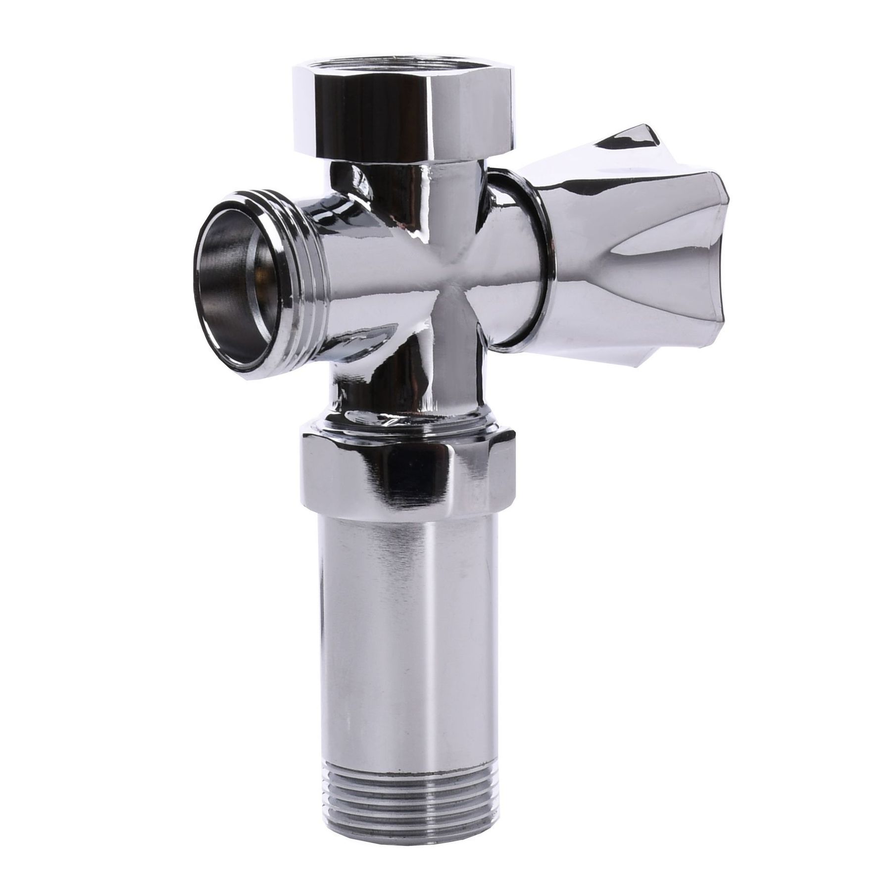 Кран вентильний для пральної машини Q PROFESSIONAL 3/4″x3/4″x3/4″ з подовжувачем NV-QP170 в інтернет-магазині Yago