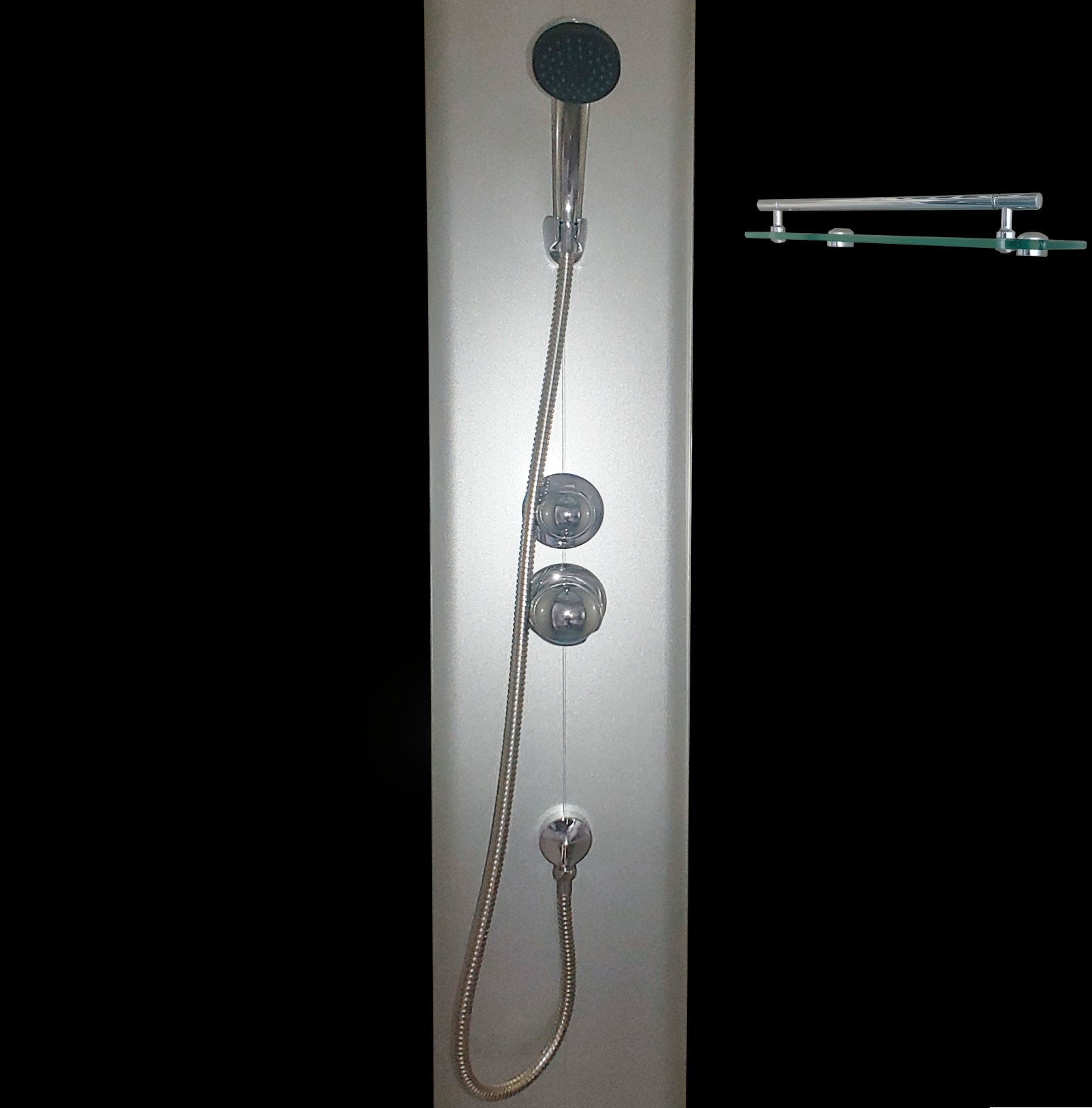 Душовий бокс BRAVO REGA L120BL (3уп.)