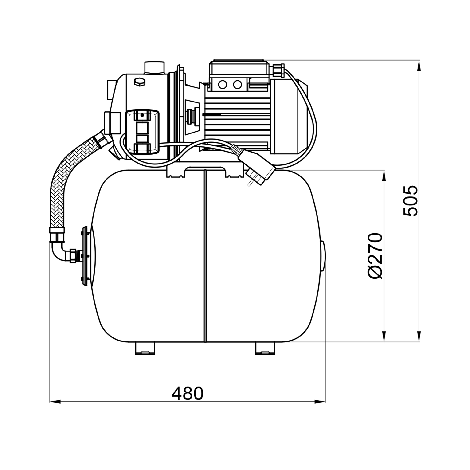 Насосна станція Thermo Alliance AT-SJETS80 0,55 кВт в інтернет-магазині Yago
