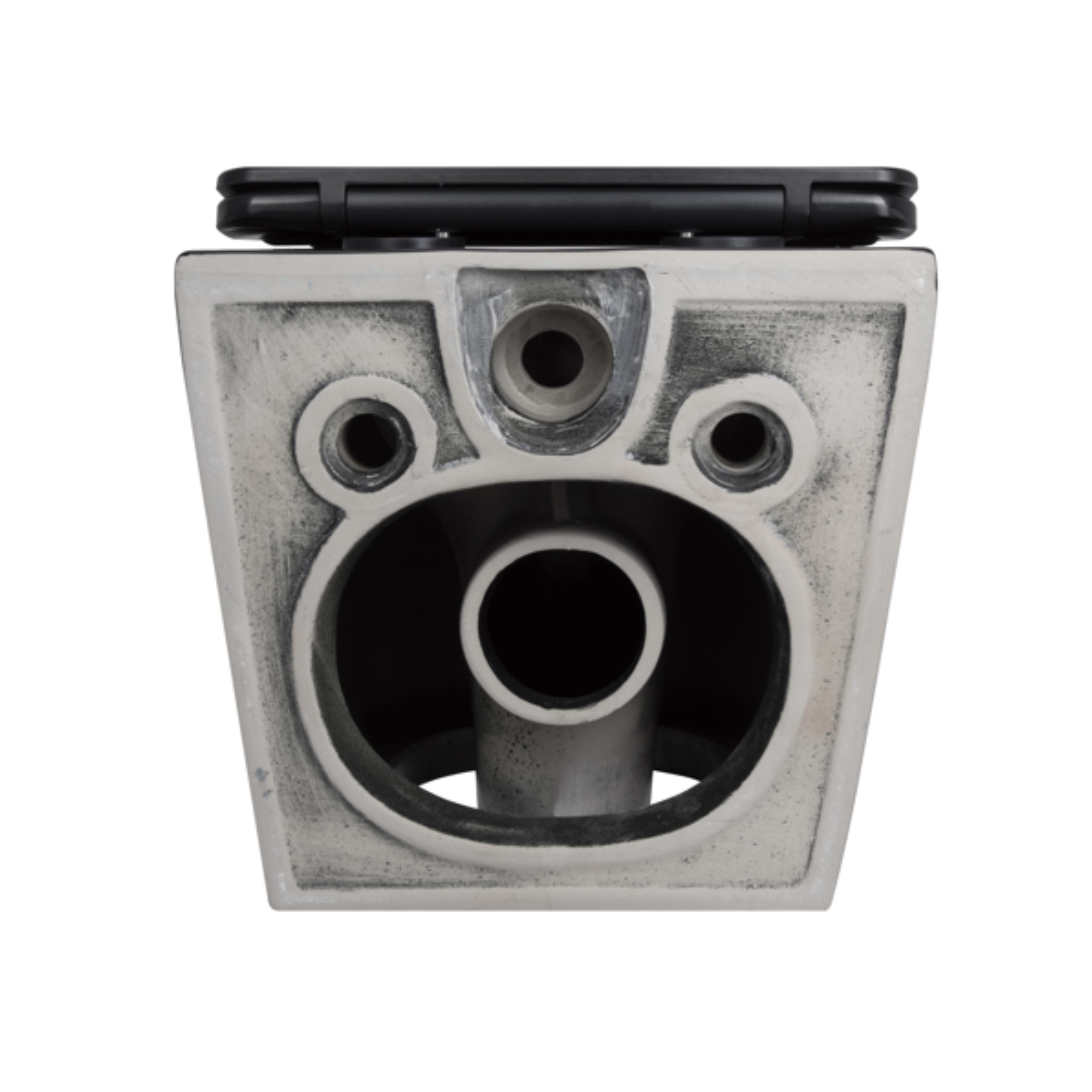 Унітаз підвісний Qtap Robin New Ultra Quiet безобідковий з сидінням Soft-close MATT BLACK QT13332381АSMB