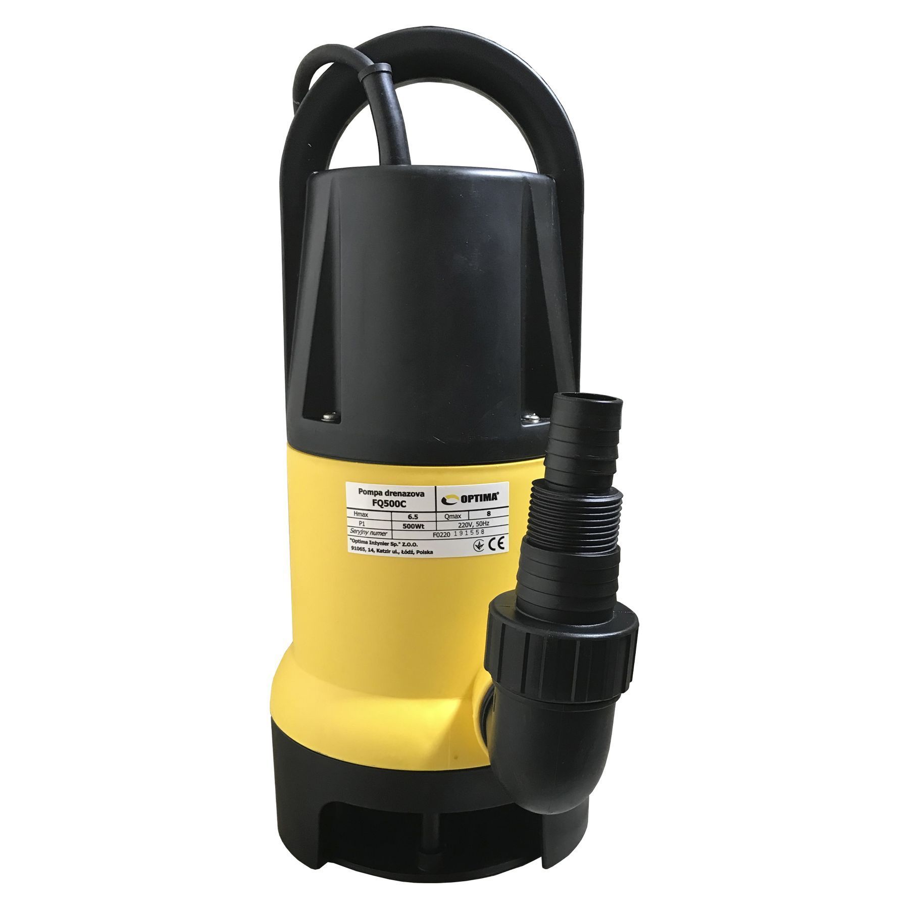 Насос дренажний з вбудованим поплавком Optima FQ500 С 0,5кВт в інтернет-магазині Yago