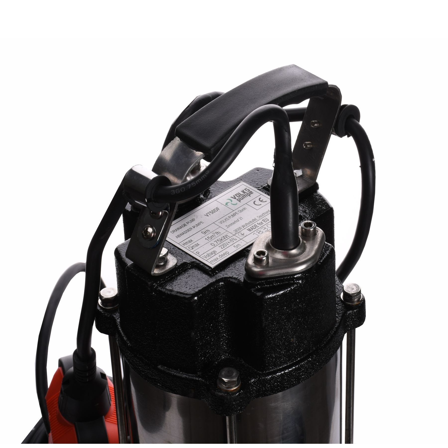 Насос фекальний з ріжучим механізмом VOLKS V 750 DF 0,75 кВт в інтернет-магазині Yago