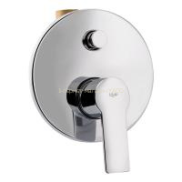 Змішувач для душу Qtap Ustek прихованого монтажу на два споживача QTUST6216107ODC Chrome