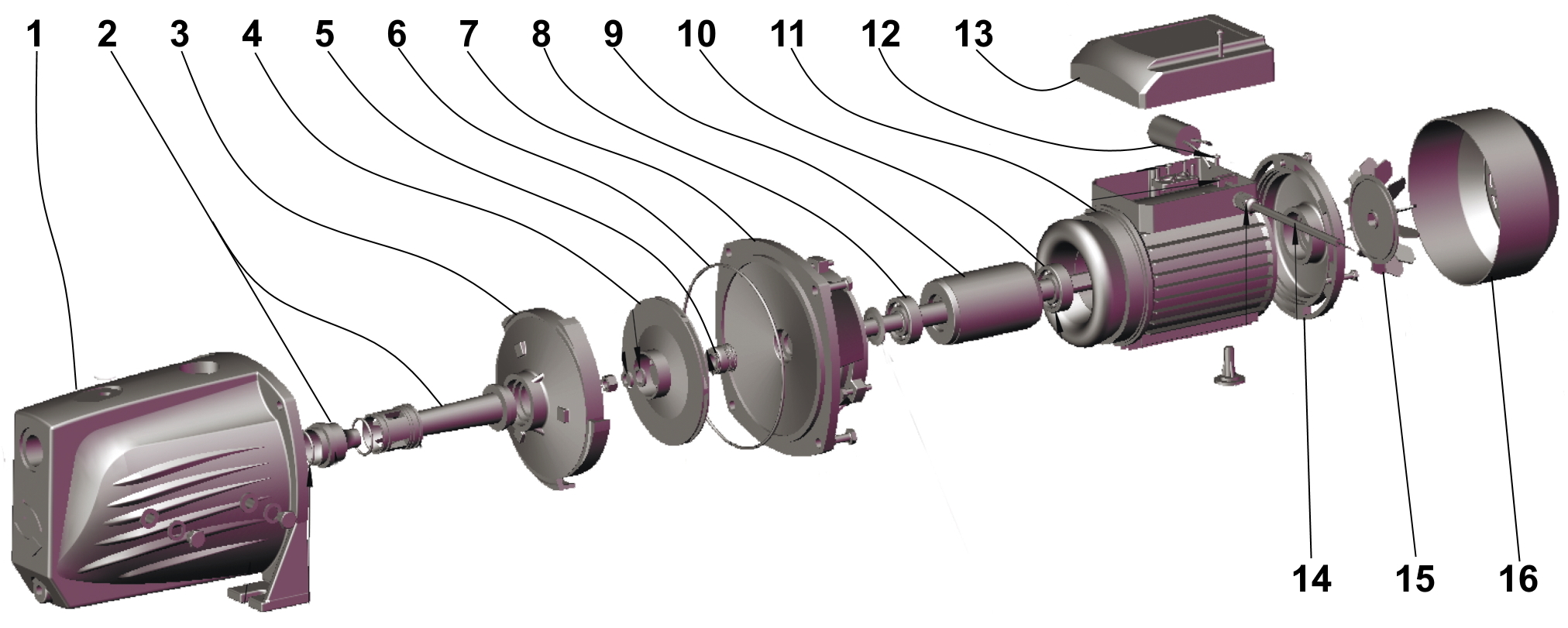 Насос відцентровий Optima JET150 PRIME 1,5кВт в інтернет-магазині Yago