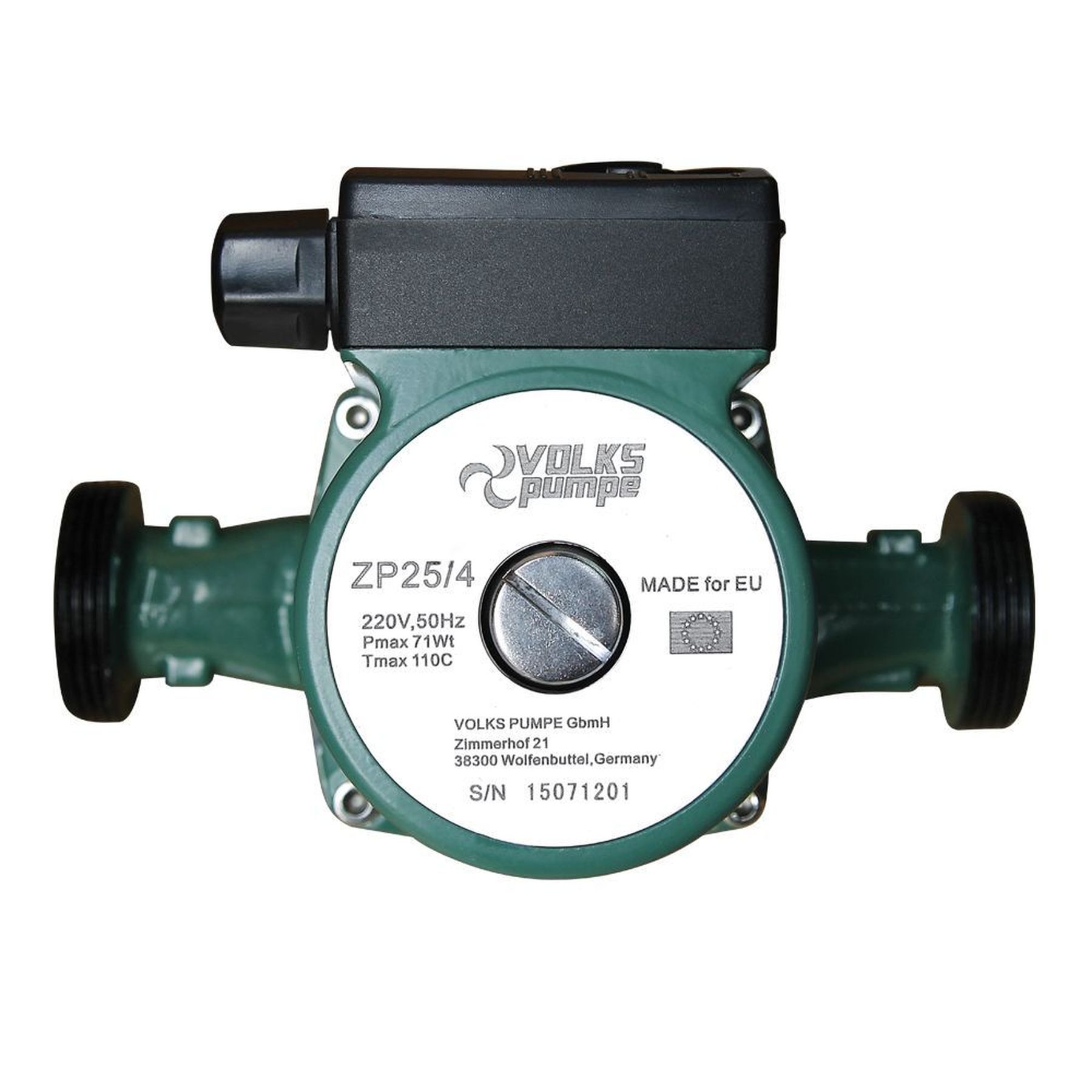 Насос циркуляційний VOLKS pumpe  ZP25/4 130мм + гайки в інтернет-магазині Yago