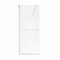 Душова перегородка Qtap Walk-In Standard CRM209.C8 90х200 см, скло Clear 8 мм, покриття CalcLess