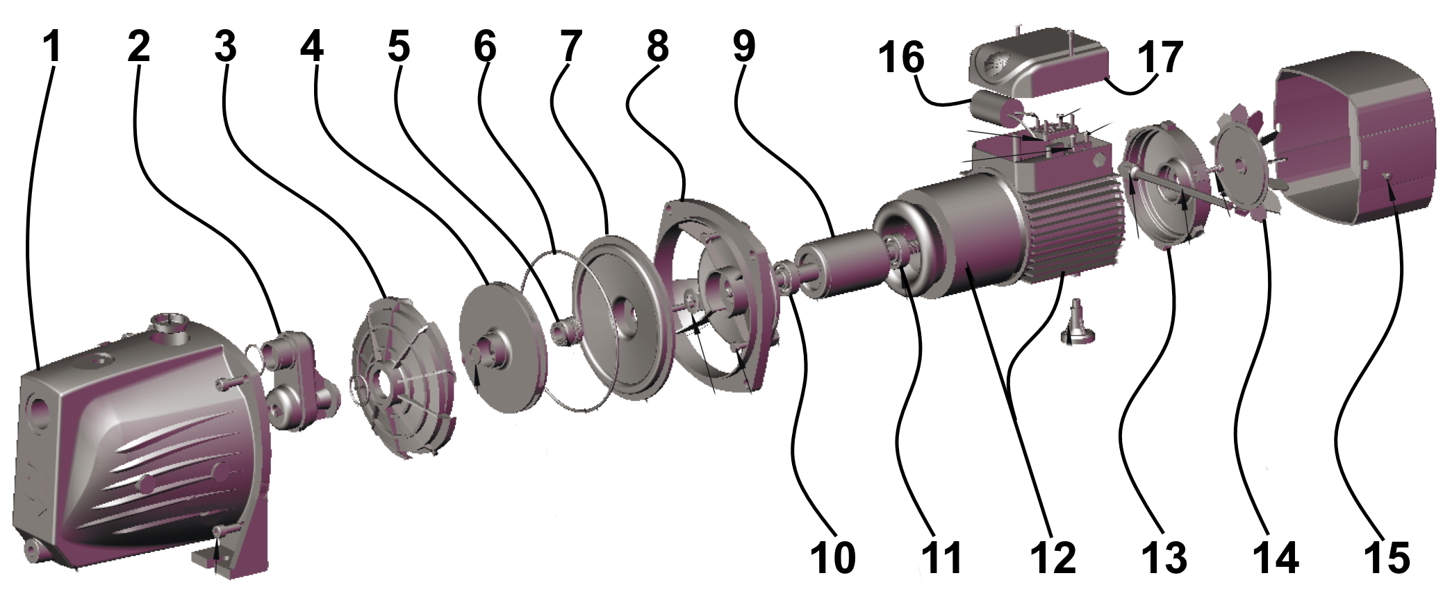 Насос відцентровий Optima JET100 PRIME 1,1кВт в інтернет-магазині Yago