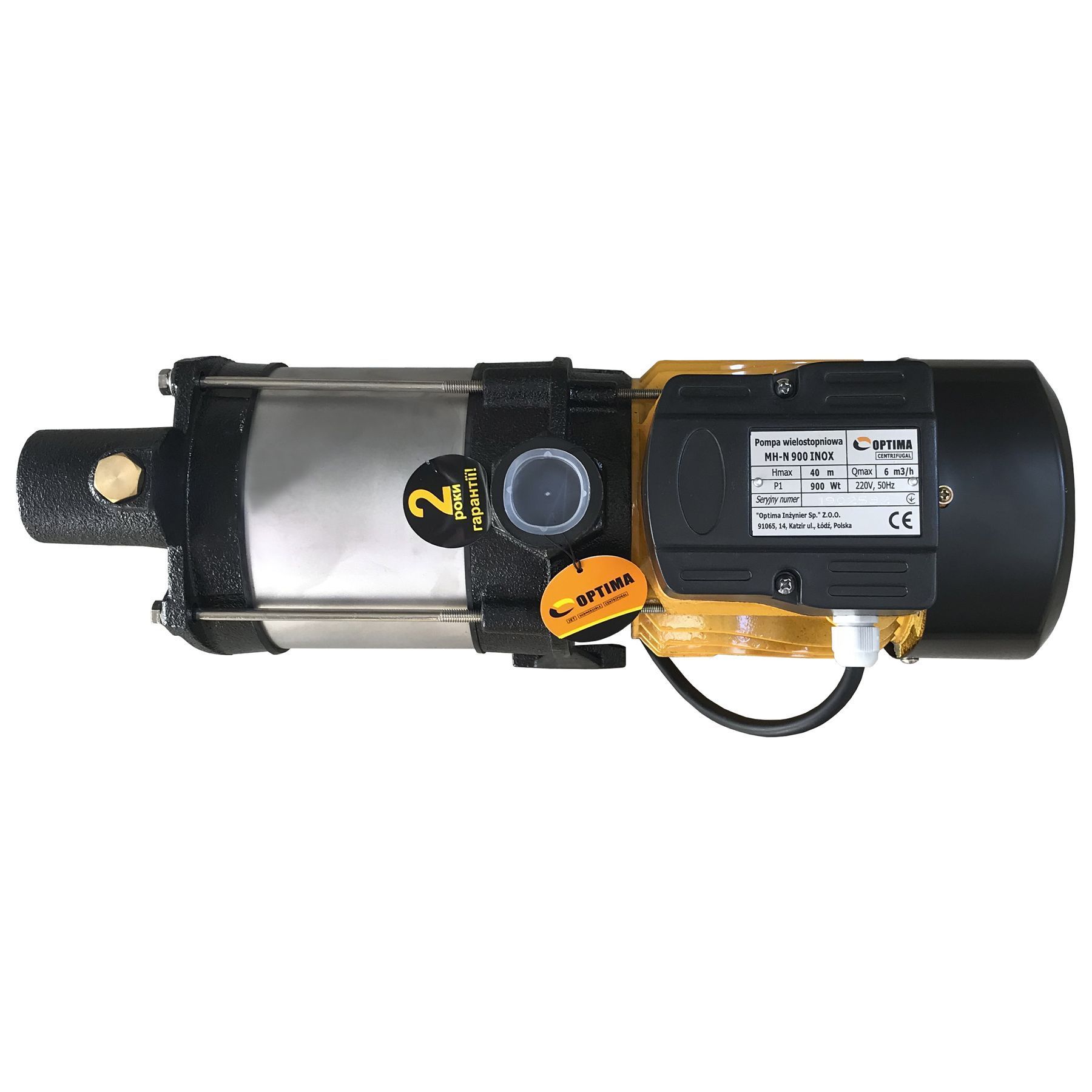 Насос відцентровий багатоступінчастий Optima MH-N 900INOX 0,9кВт нерж, колеса в інтернет-магазині Yago