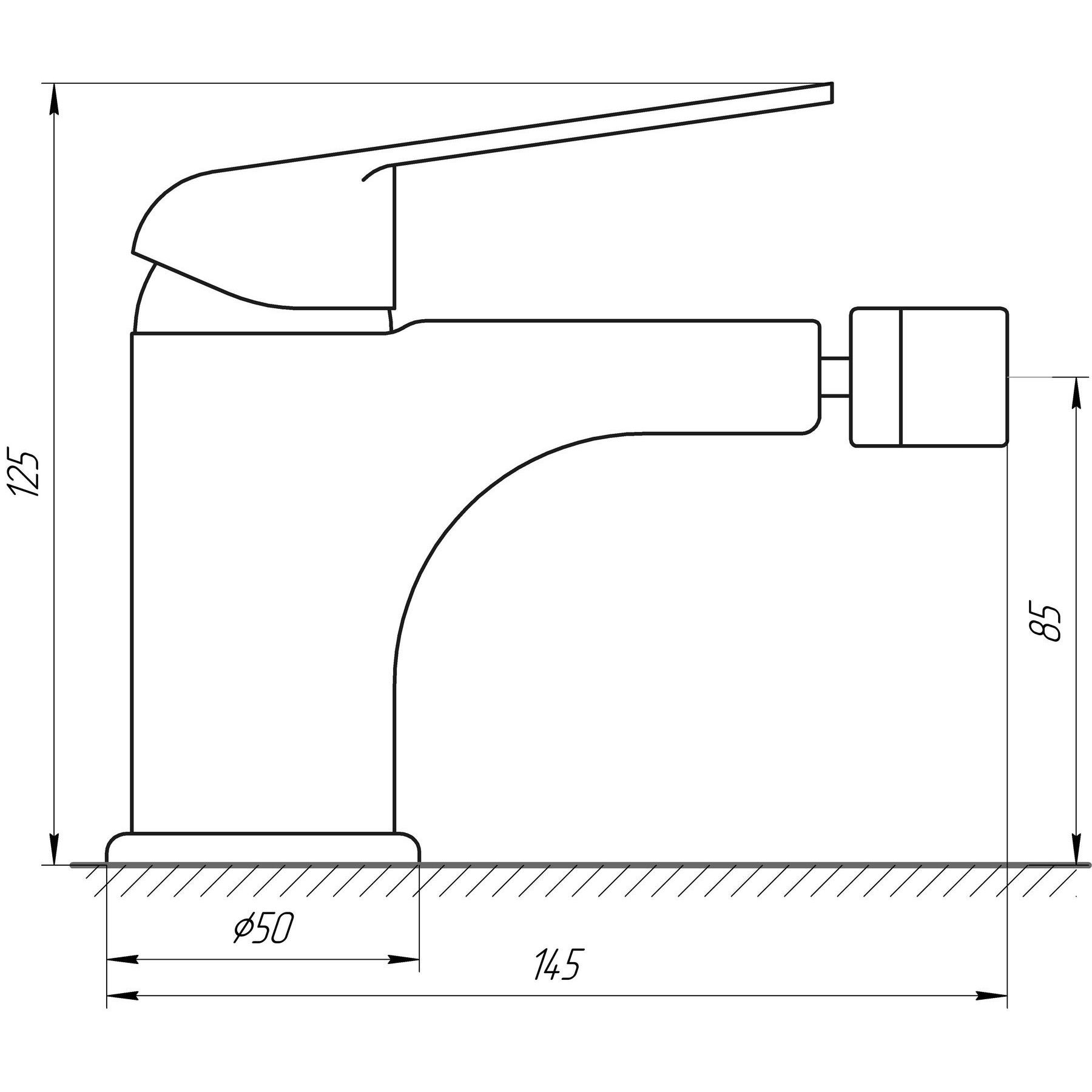 Змішувач для біде Globus Lux Koln GLK-0106