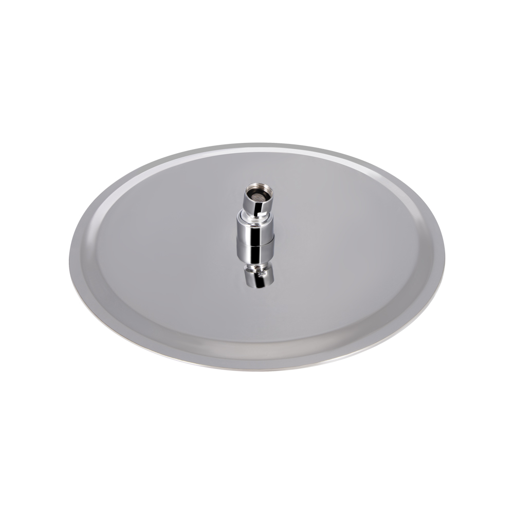 Лійка для верхнього душу Лейки Lidz Лейка 130 300 мм округла LDNIA130NKS32451 Chrome