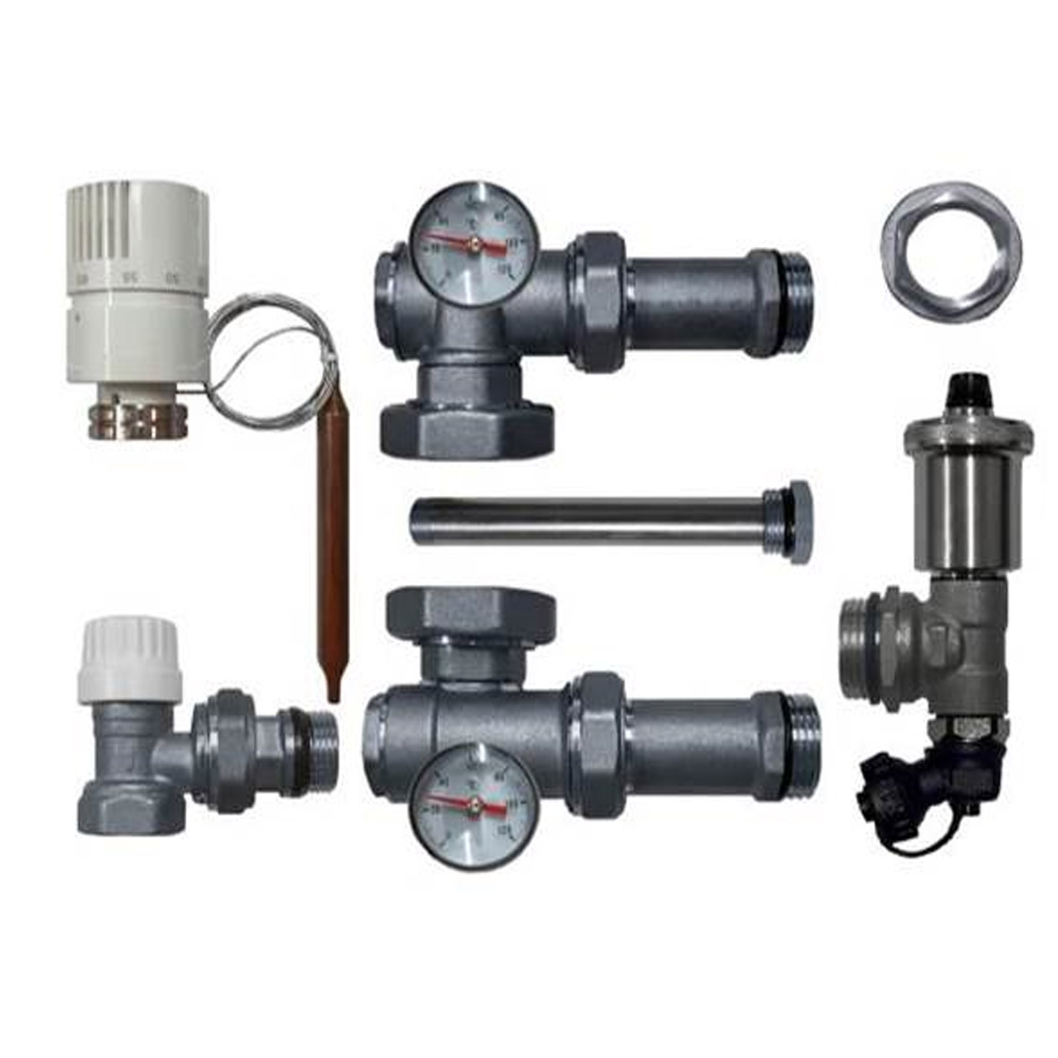 Змішувальна група (без насоса) комплект ECO 01К 1″