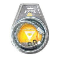 Шланг для душу TOPAZ TSH-6004-2,00м хром 200см посилений рухома гайка, Blister