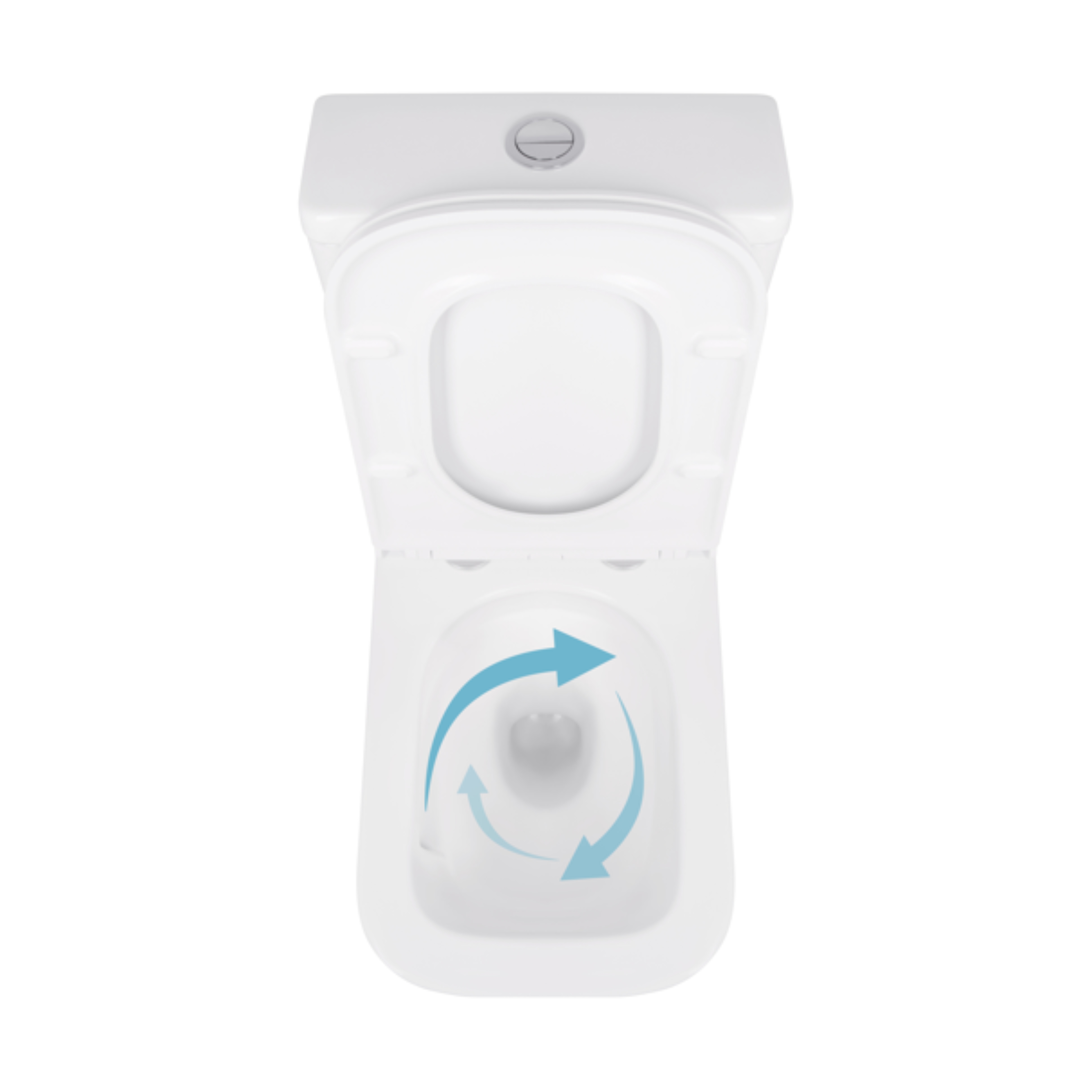 Унітаз-компакт Qtap Cardinal Ultra Quiet безободковий з сидінням Soft-close QT04222168AUQ3W