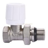 Кран радіаторний прямий ECO Technology ECO5106 1/2″ вентильний з ущільнювачем в інтернет-магазині Yago