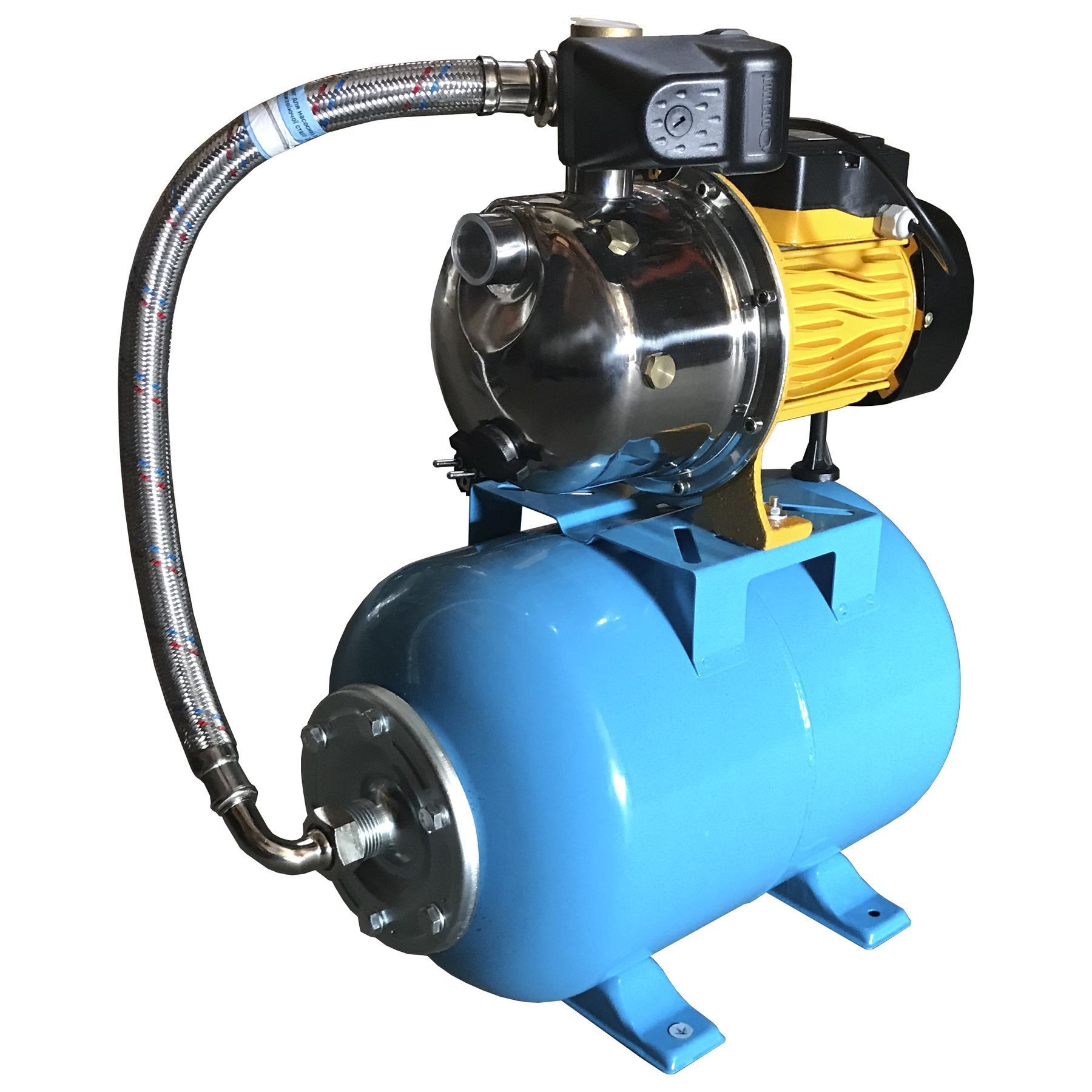 Насосна станція Optima JET 80S-PL-24 0,8кВт нержавійка на гребінці в інтернет-магазині Yago