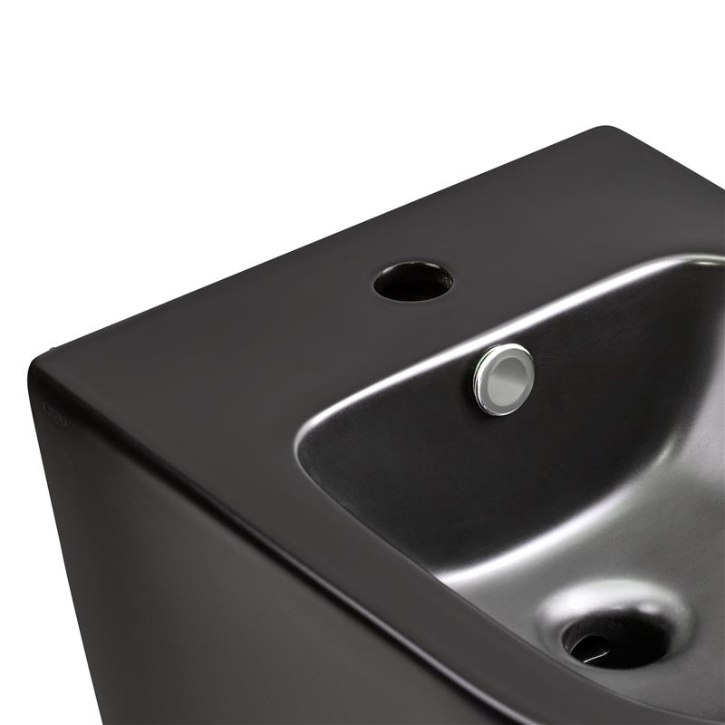 Біде підвісне Qtap Scorpio 515x360x345 Matt black QT1455053FMB