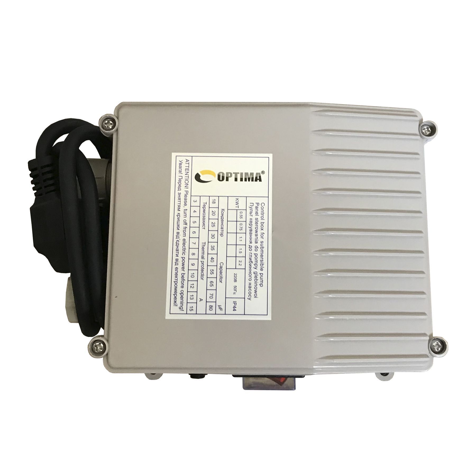 Насос свердловинний з підв, стійк, до піску 3″ OPTIMA  3SDm1,8/11 0,25 кВт 45м + пульт+кабель25м NEW в інтернет-магазині Yago