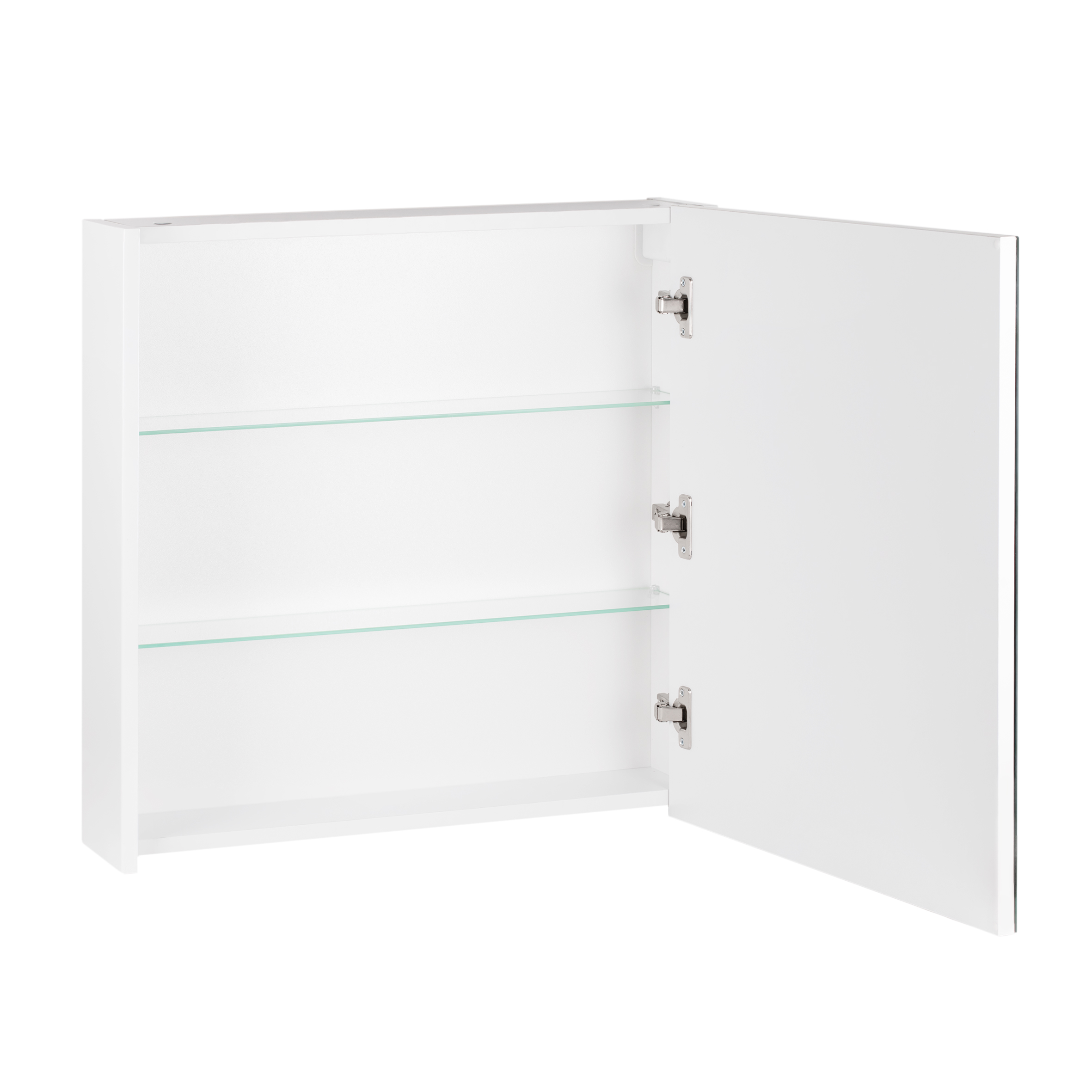 Дзеркальна шафа підвісна Qtap Scorpio 600х600х145 White QT1477ZP601W