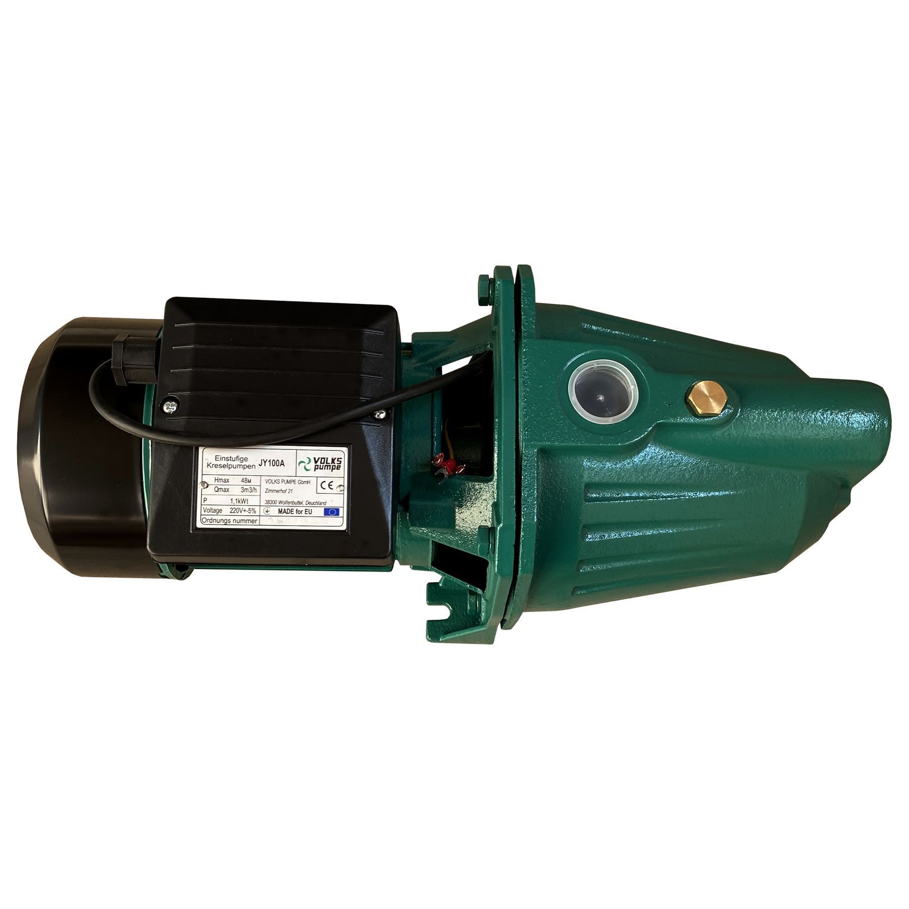 Насос відцентровий VOLKS pumpe JY100A 1,1кВт чавун довгий в інтернет-магазині Yago