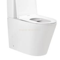 Qtap Scorpio чаша унітазу підлогового Rimless гор. випуск, нижнє підведення, без сидіння 670x360x850 mm WHITE