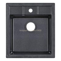 Кухонна мийка Lidz 460х515/200 BLA-03 (LIDZBLA03460515200)