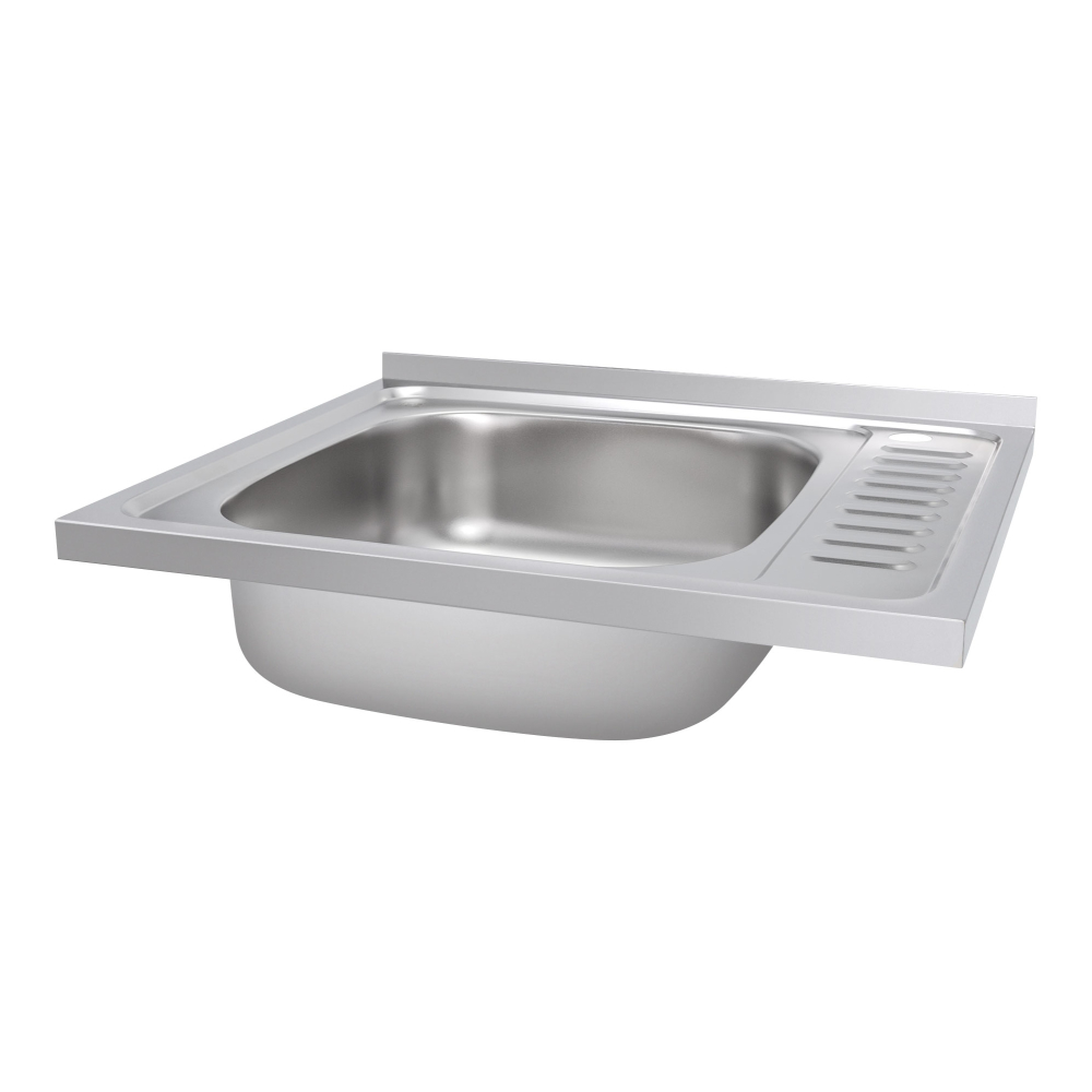 Кухонна мийка Lidz 6050-L 0,6 мм Satin (LIDZ6050L06SAT)