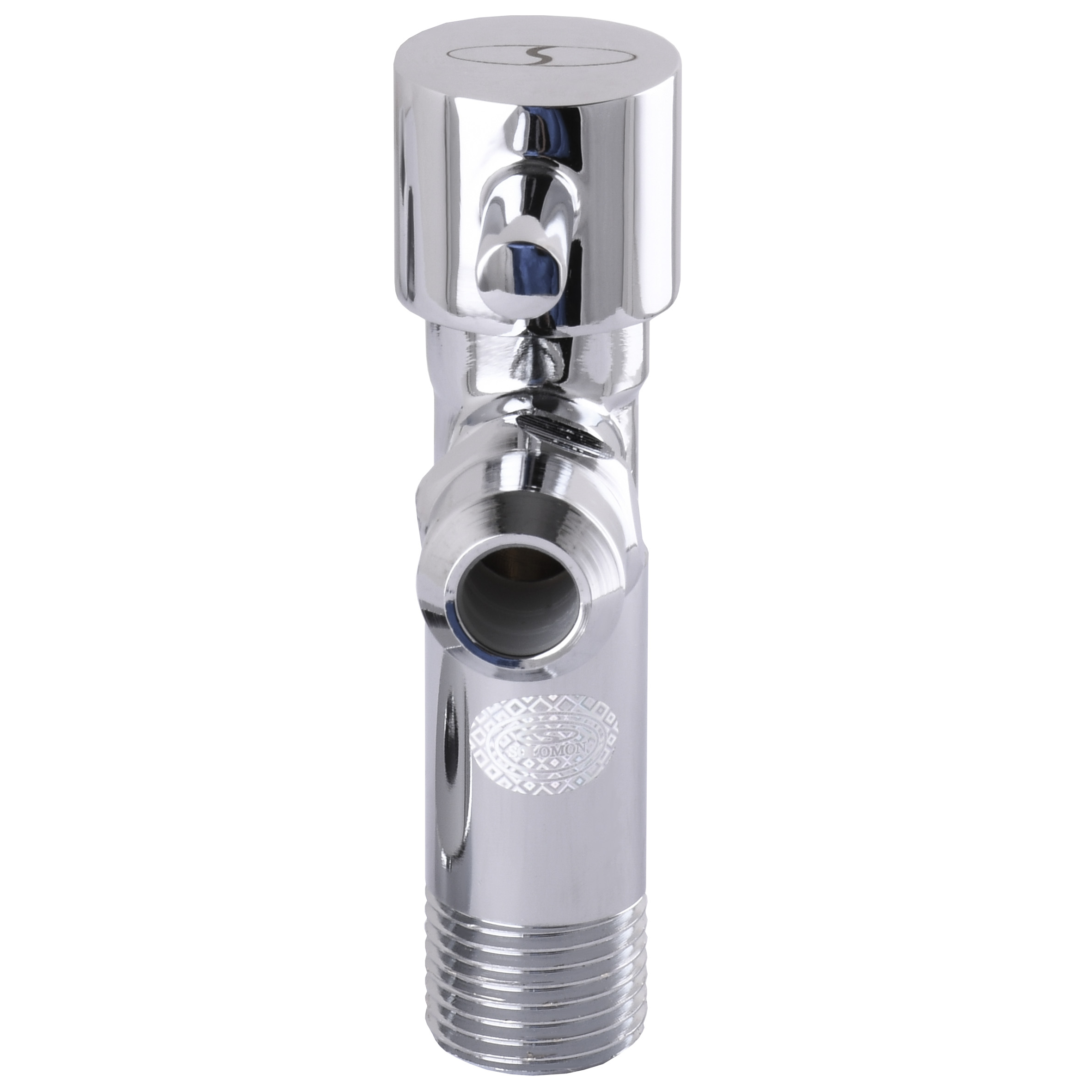 Кран напівобертовий кутовий з цангою SOLOMON 1/2″х 3/8″ Lazer 7076 в інтернет-магазині Yago