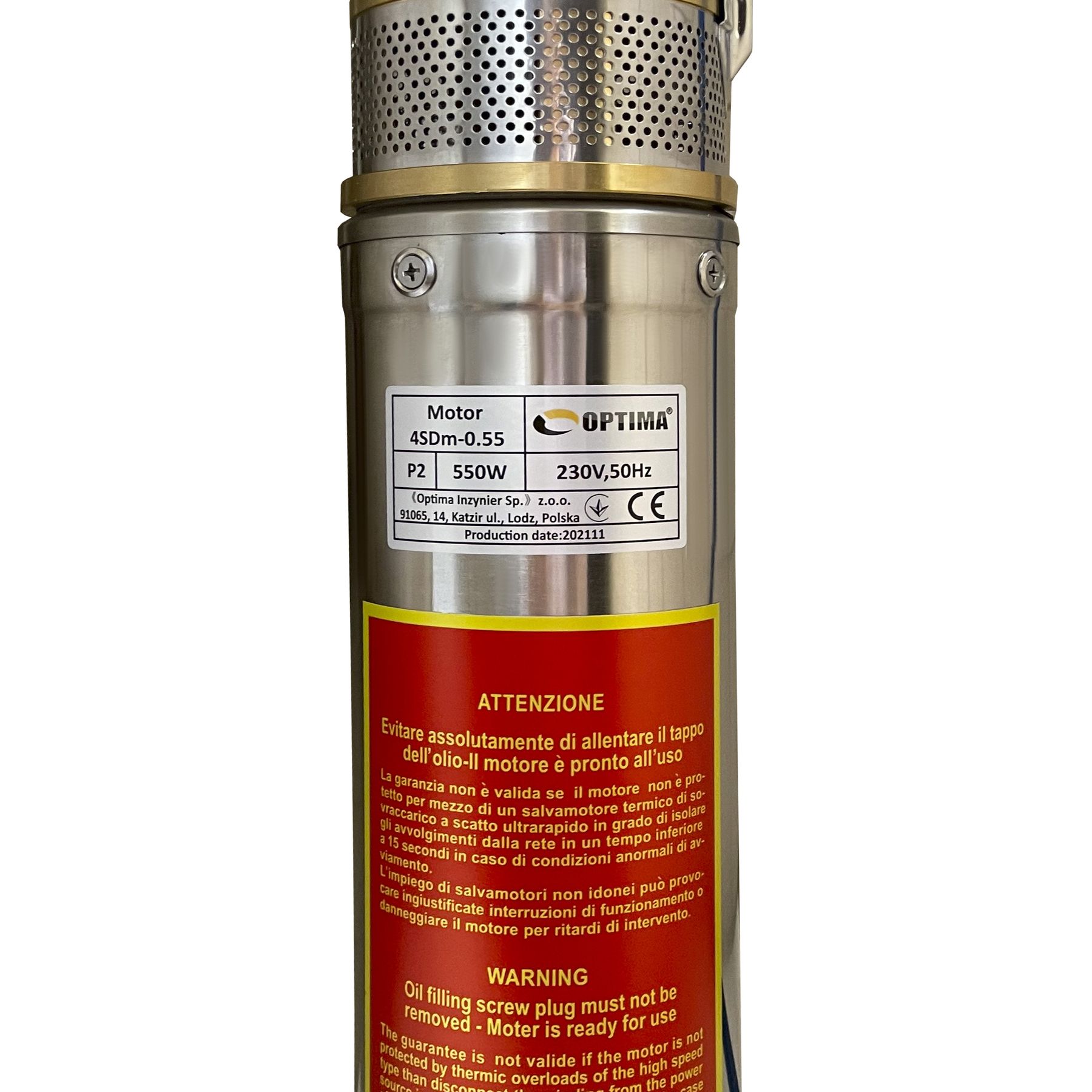 Насос свердловинний з підв. стійк. до піску OPTIMA  4SDm3/ 9 0.55 кВт 65м + пульт+кабель 1,5м NEW в інтернет-магазині Yago