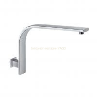 Кронштейн для верхнього душу Qtap Trubice 400 мм прямокутний QTTRB422NС Chrome