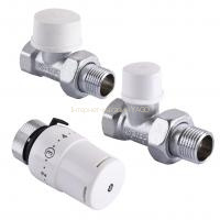 Набір Крани радіаторні прямі ARCO 1/2″ подача + зворотка + термоголовка KCT02 М30 в інтернет-магазині Yago