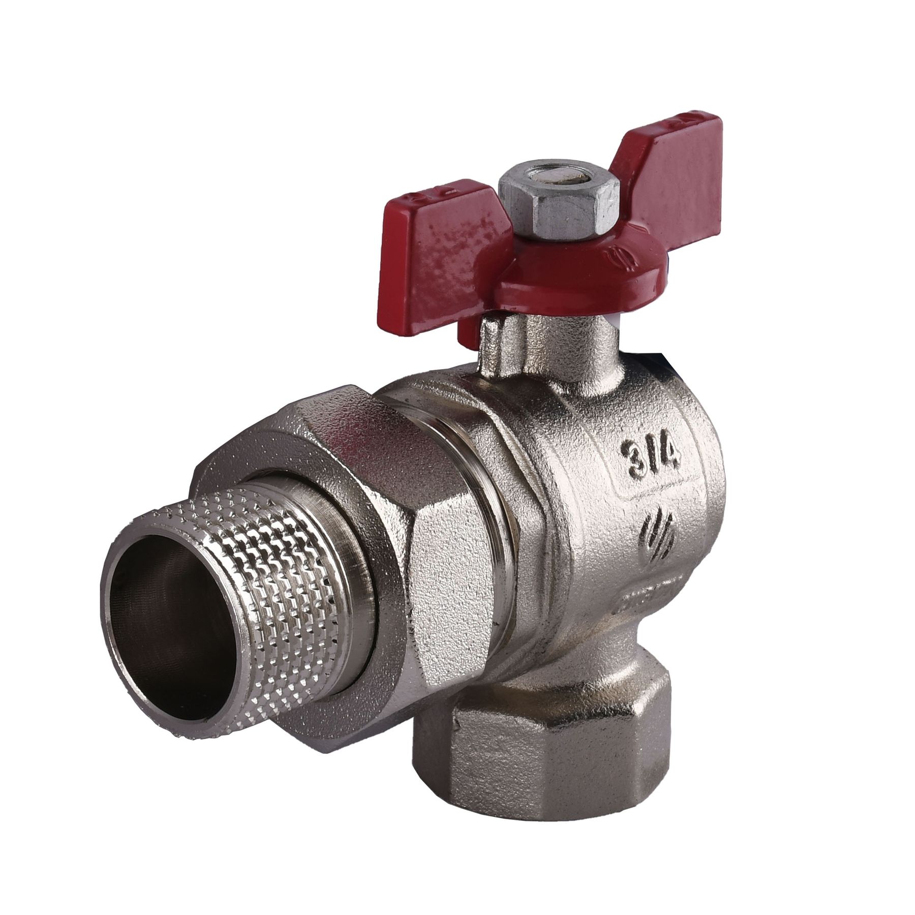 Кран кульовий ARCO 3/4″ SENA 154304 кутовий з американкою в інтернет-магазині Yago