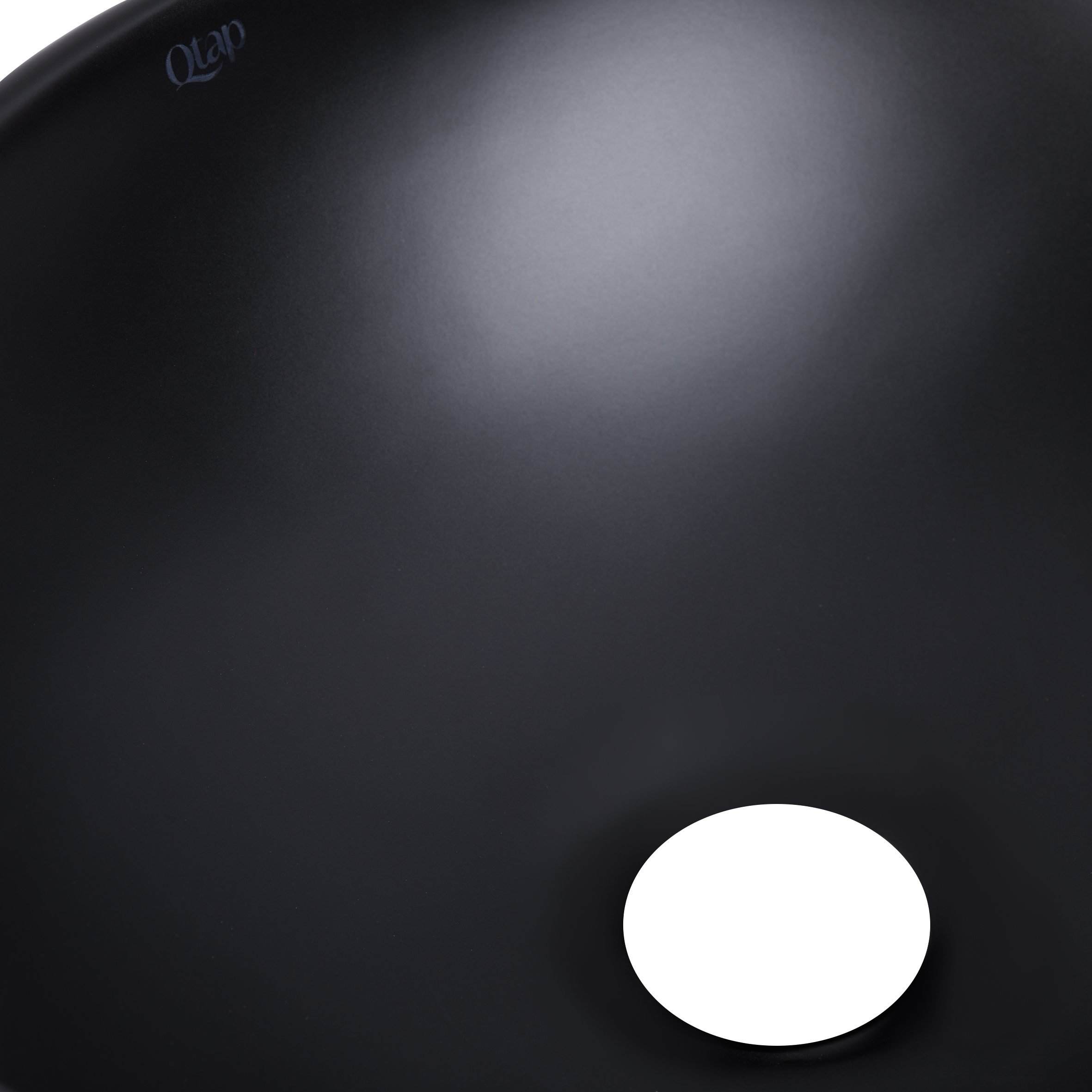 Раковина-чаша Qtap Dove 410х335х145 Matt black QT06116062AMB