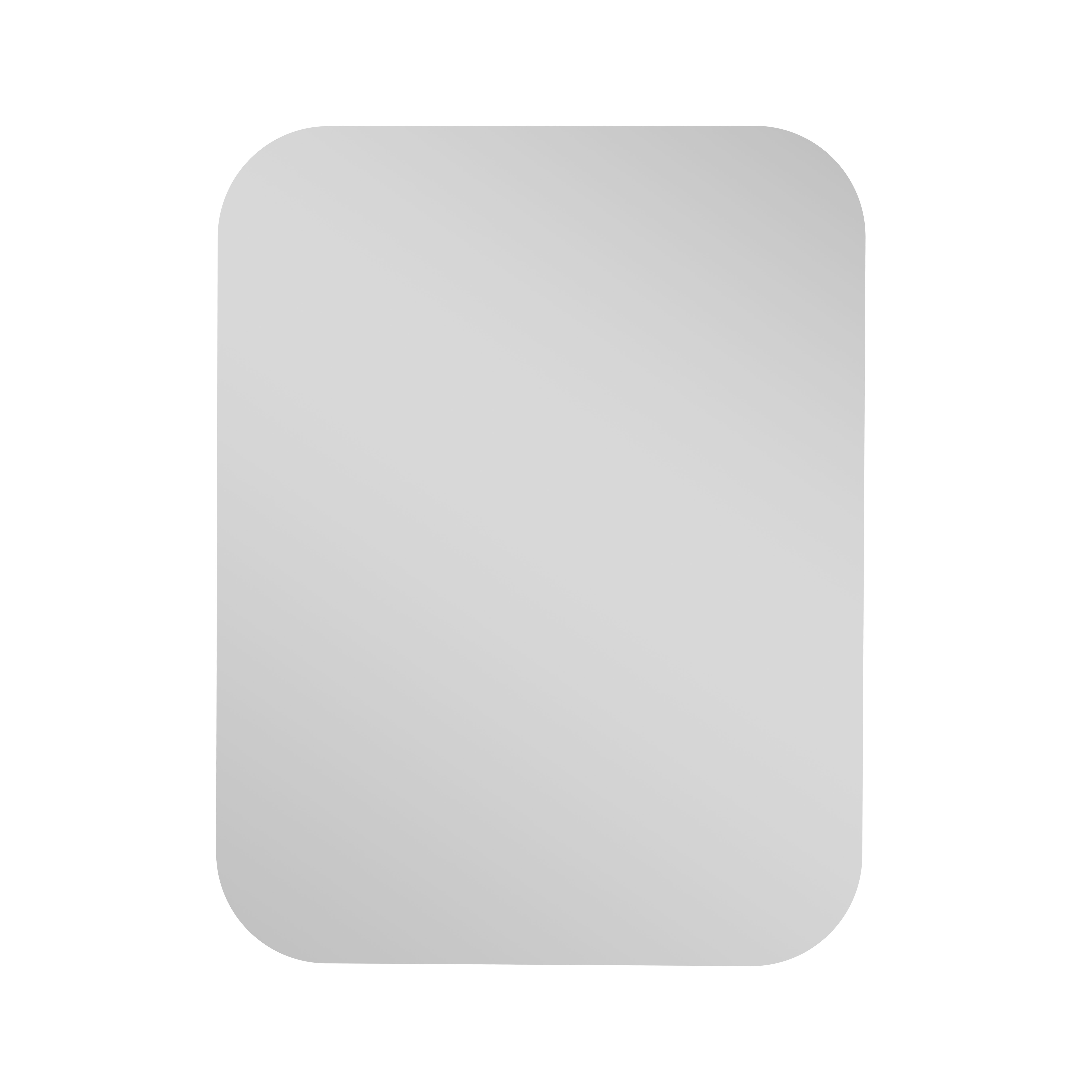 Дзеркало Lidz Nicole 700х900 настінне прямокутне зі завкругленими кутами LD78NI7090