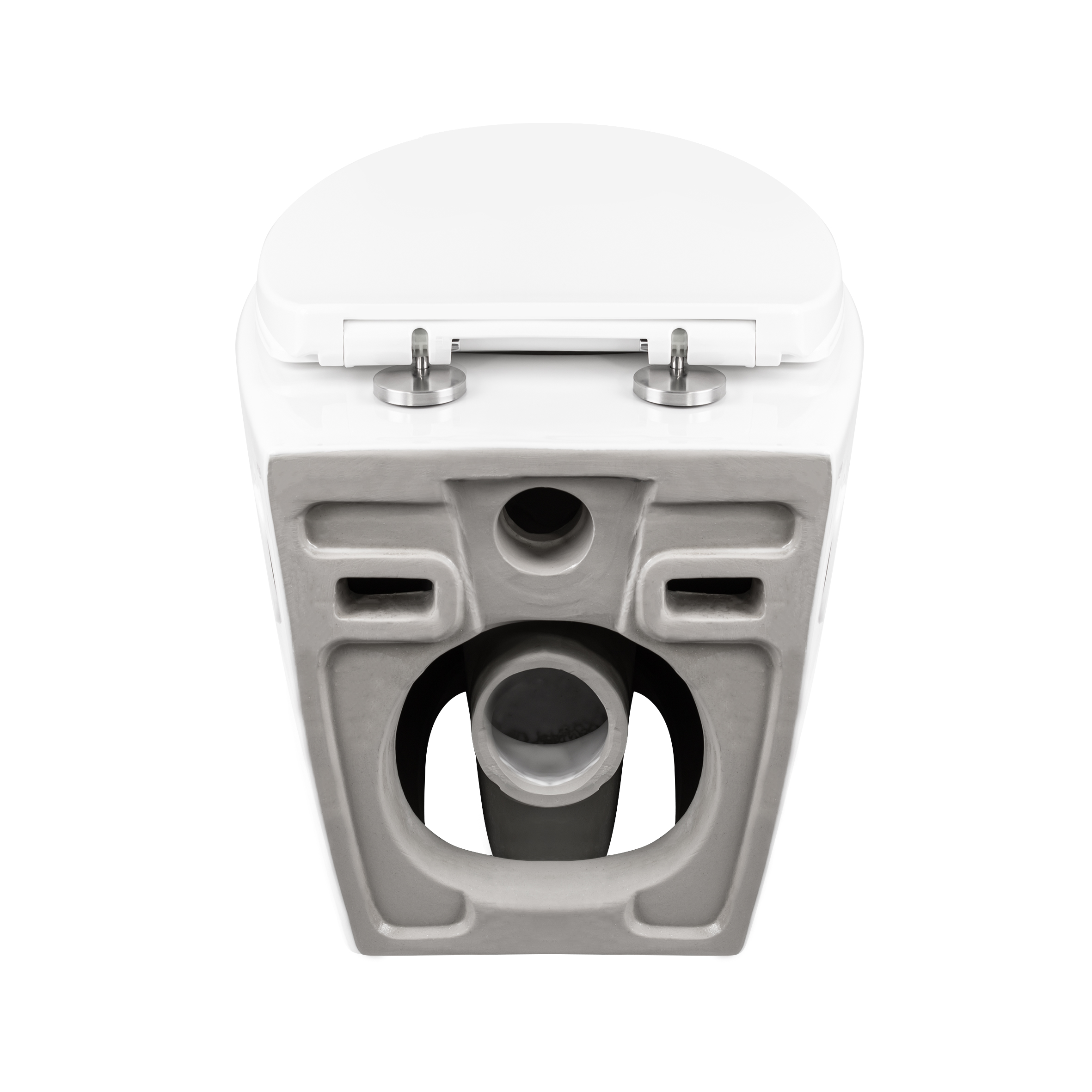 Унітаз підвісний Qtap Leo безобідковий з сидінням Soft-close QT11331002ERW